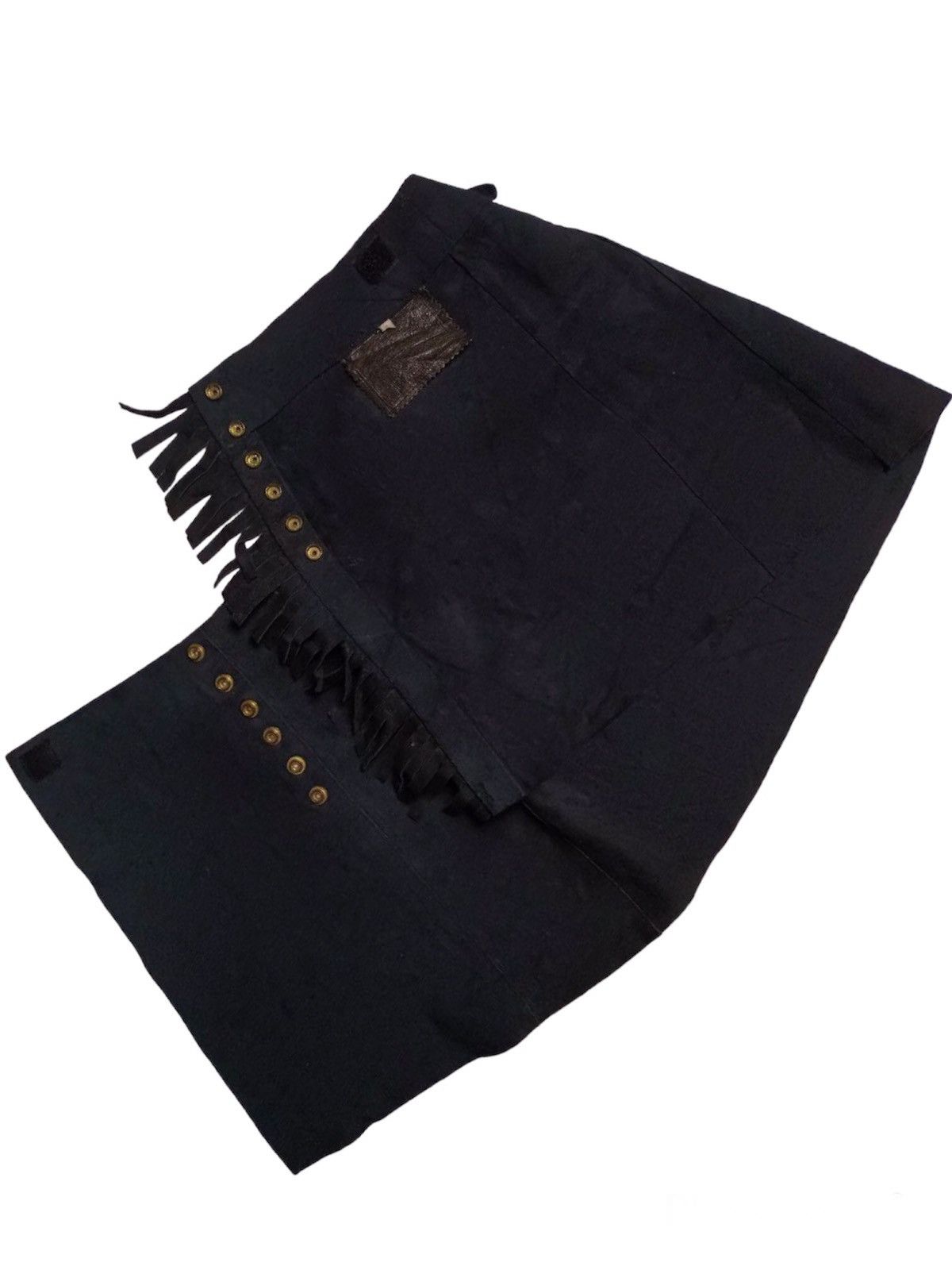 Genuine Leather Genuine Leather Skirt by Fook Deluxe Leather Wear Size 7 Size 24" / US 00 / IT 34 - 2 Thumbnail