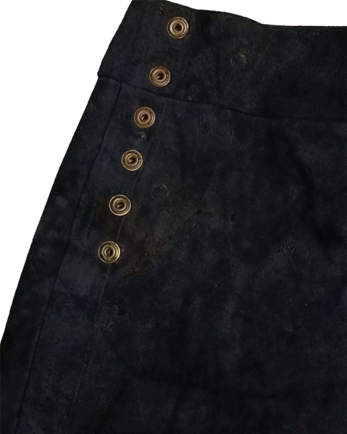 Genuine Leather Genuine Leather Skirt by Fook Deluxe Leather Wear Size 7 Size 24" / US 00 / IT 34 - 4 Thumbnail