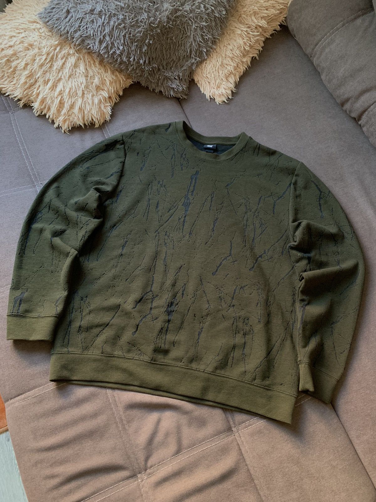 H&M Rare❗️H&M Abstract Sweatshirt Like Kapital Size US XL / EU 56 / 4 - 2 Thumbnail