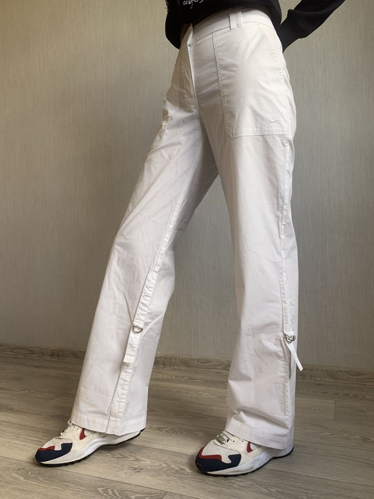 Nike Vintage Nike Y2K Bondage Golf White Pants 00s Size 32" / US 10 / IT 46 - 3 Thumbnail