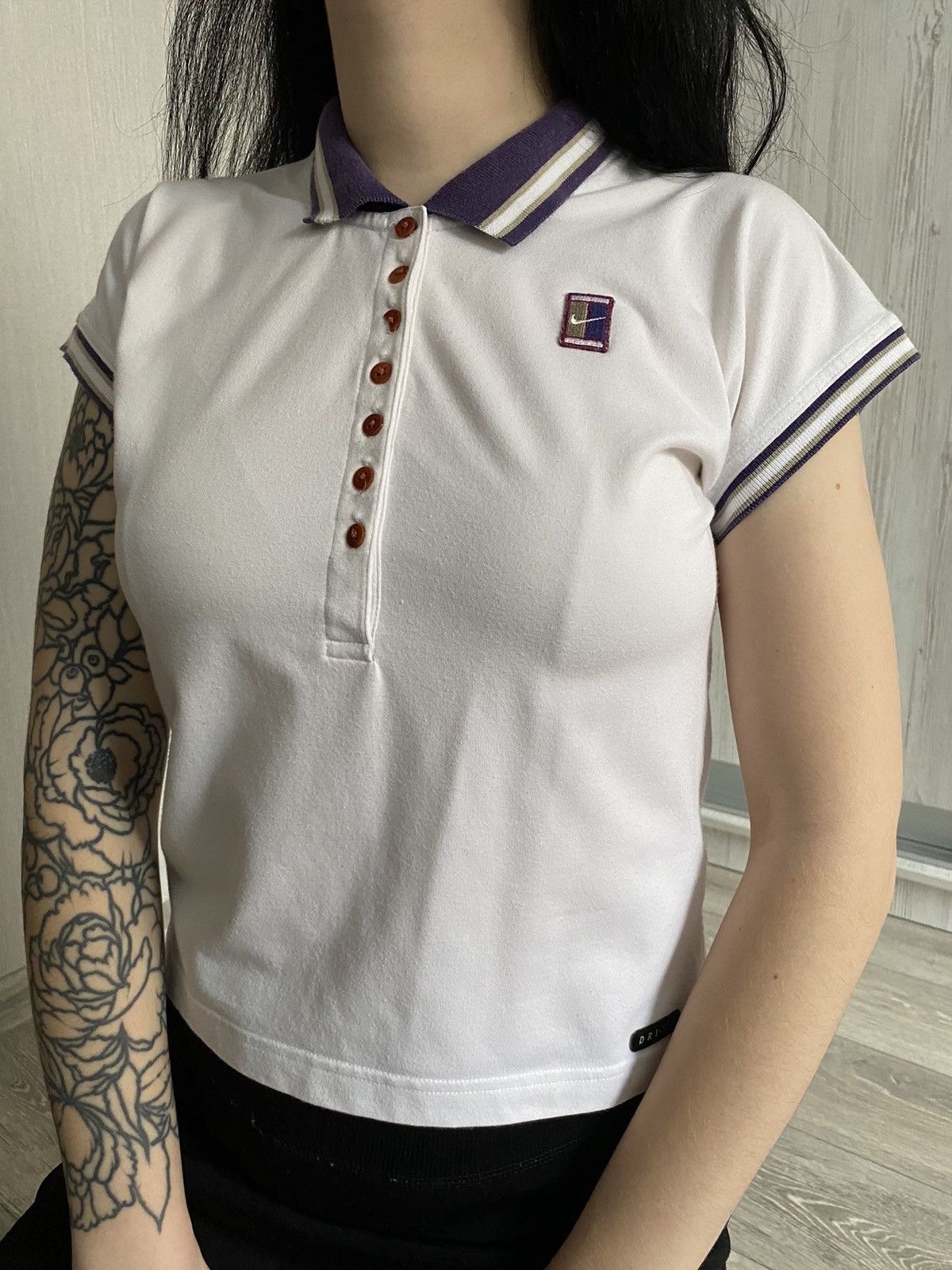 Nike Nike Court Vintage Polo T-Shirt Size M / US 6-8 / IT 42-44 - 3 Thumbnail