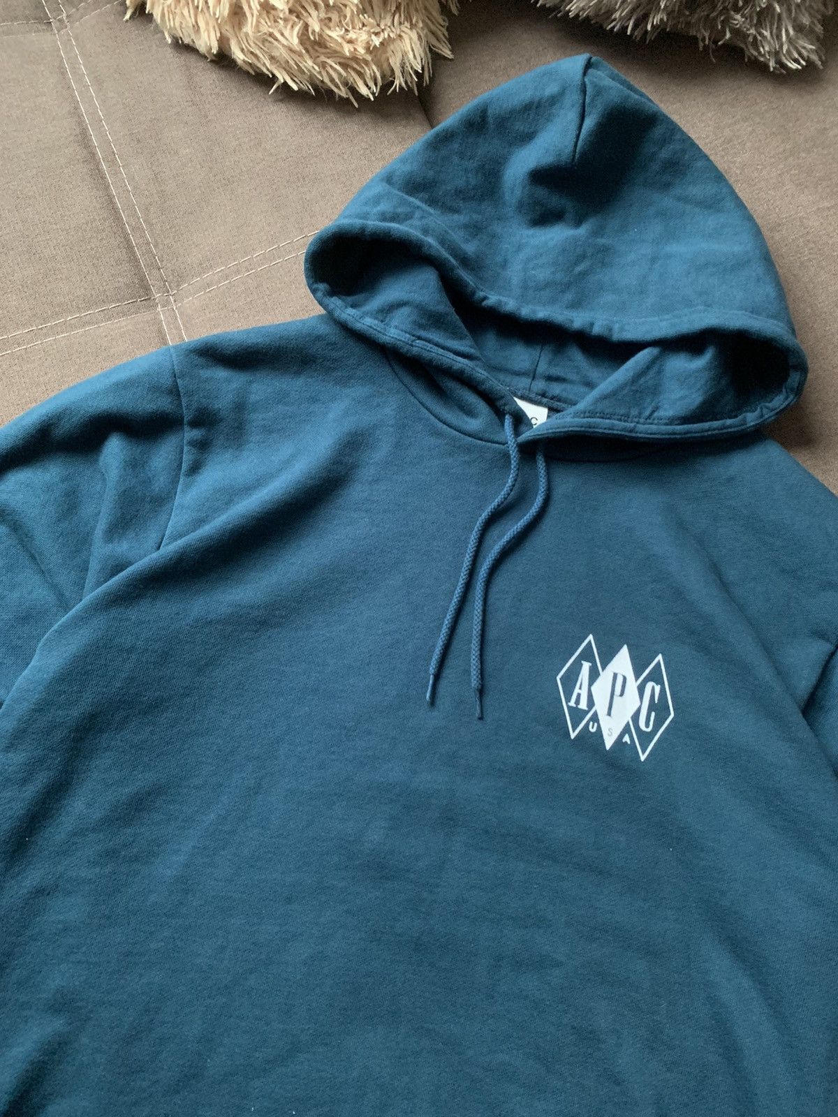 A.P.C. A.P.C. US Green Hoodie Size XL Size US XL / EU 56 / 4 - 3 Thumbnail
