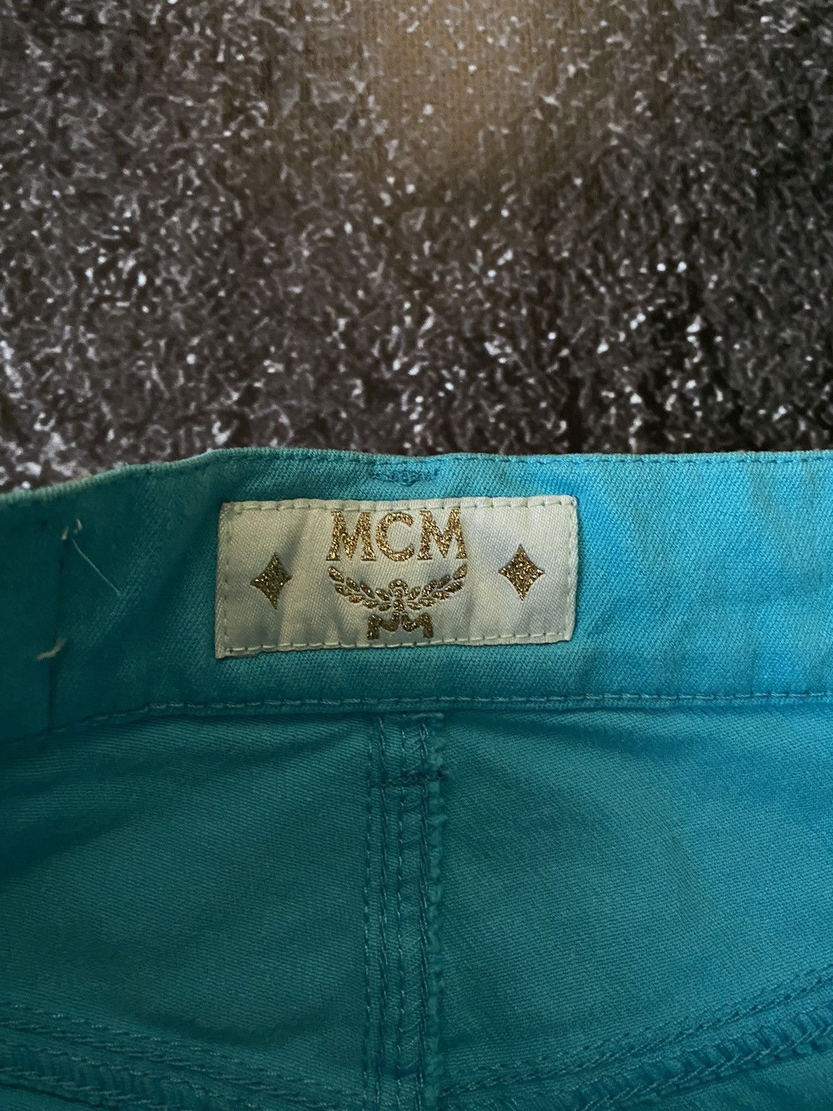 MCM Logo MCM Blue Pants Size 30" / US 8 / IT 44 - 9 Thumbnail