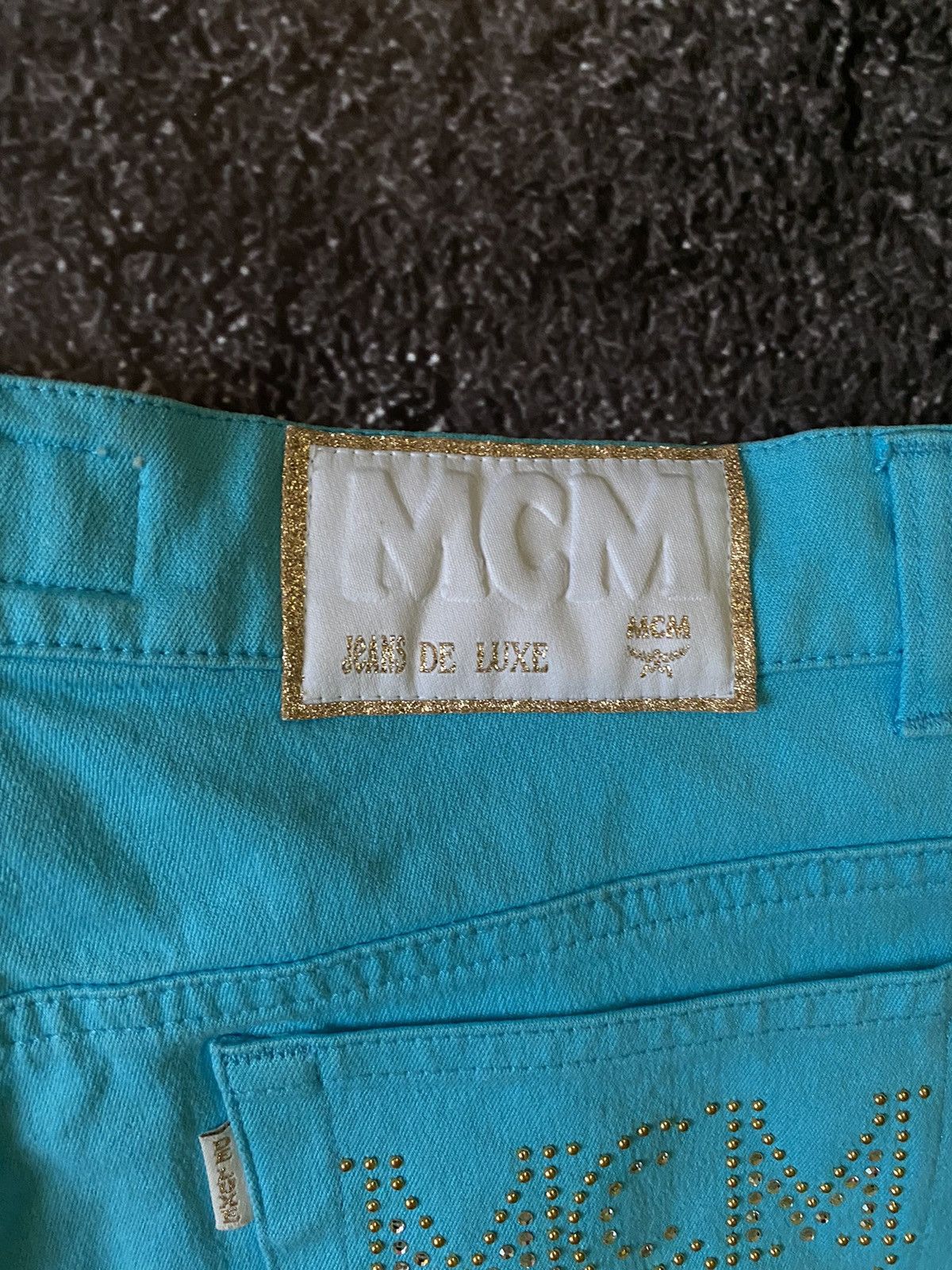 MCM Logo MCM Blue Pants Size 30" / US 8 / IT 44 - 6 Thumbnail
