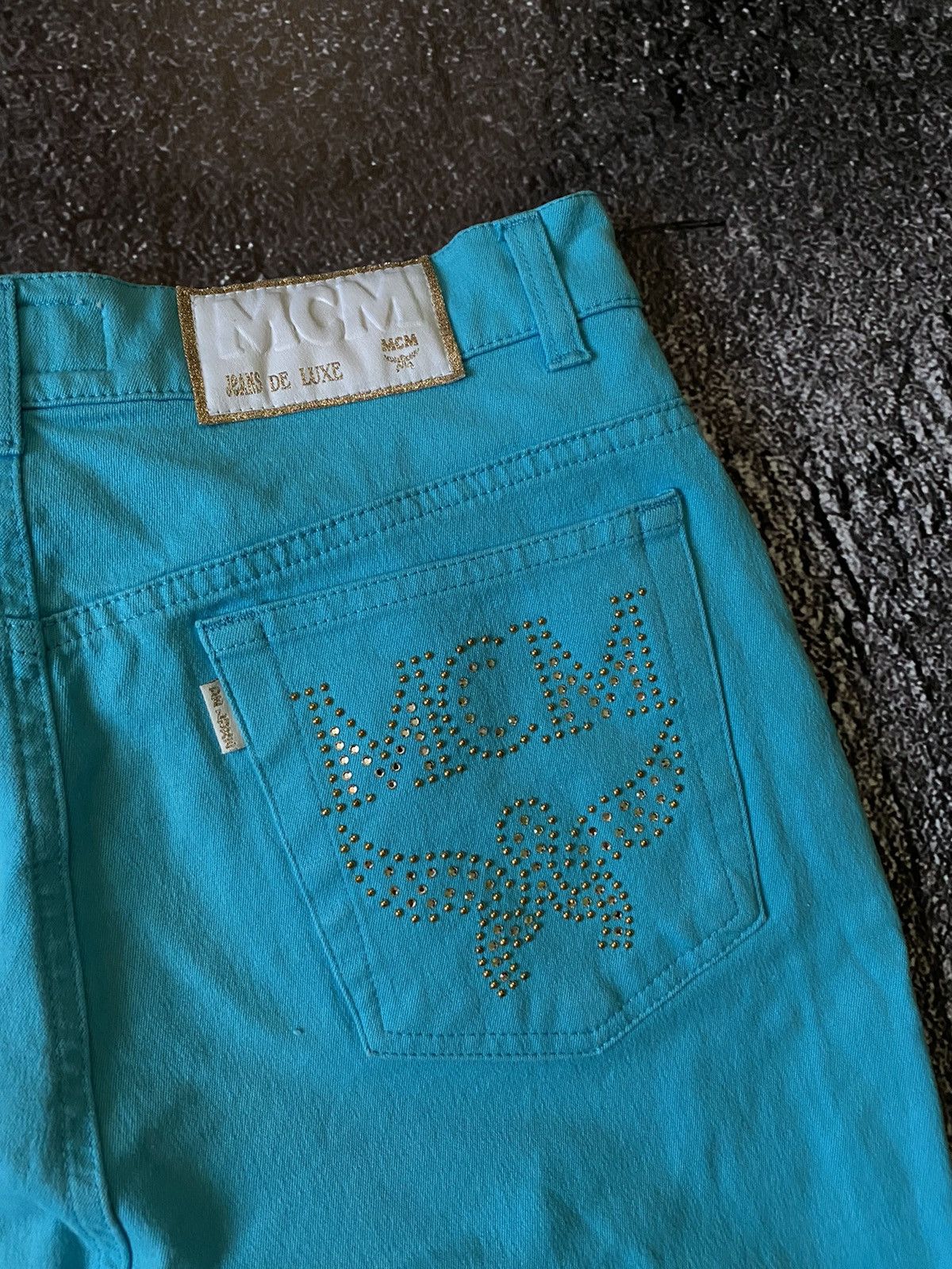 MCM Logo MCM Blue Pants Size 30" / US 8 / IT 44 - 5 Thumbnail
