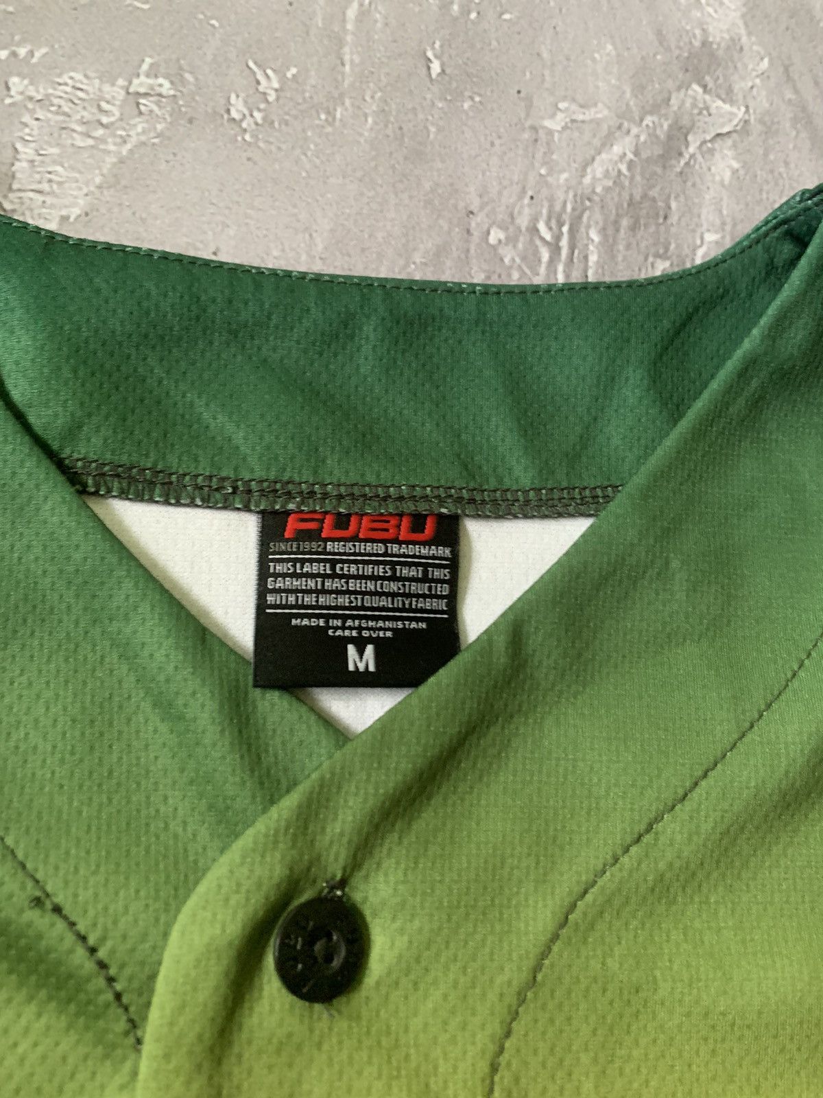 Fubu × Vintage Vintage Fubu Jersey Baseball Shirt 90s Rap Tee Hip Hop Size US M / EU 48-50 / 2 - 9 Thumbnail