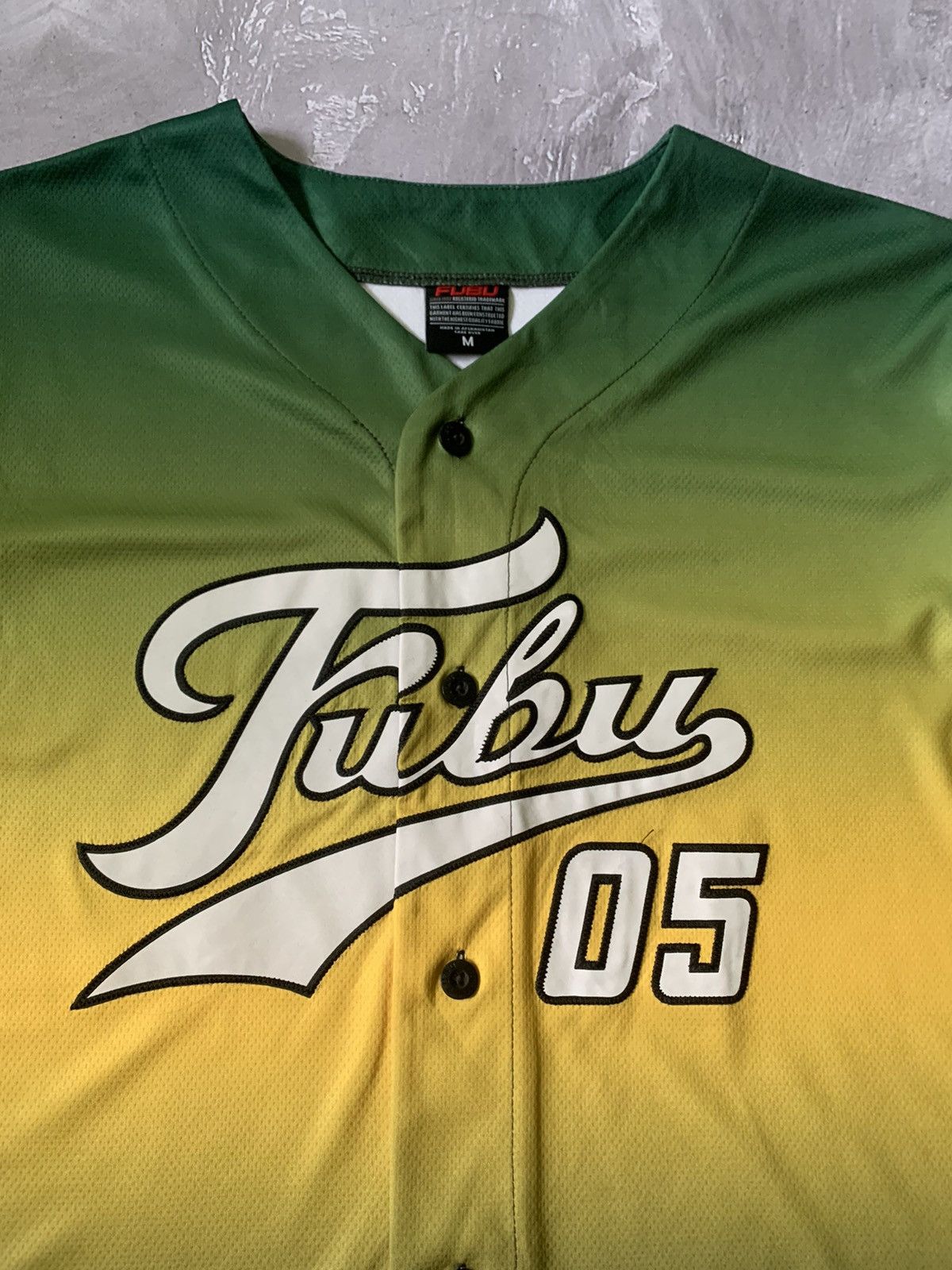 Fubu × Vintage Vintage Fubu Jersey Baseball Shirt 90s Rap Tee Hip Hop Size US M / EU 48-50 / 2 - 3 Thumbnail