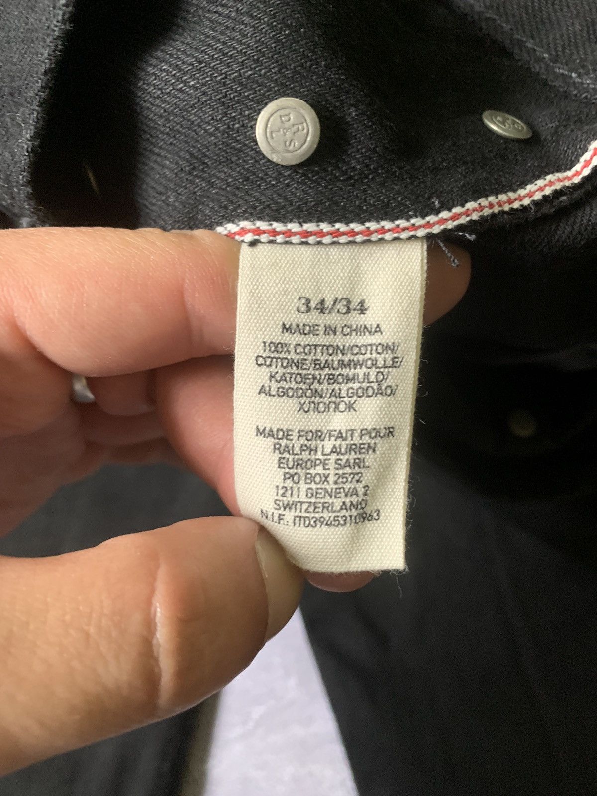 Polo Ralph Lauren Vintage Denim & Supply Ralph Lauren Selvage Slim fit jeans Size US 34 / EU 50 - 12 Thumbnail