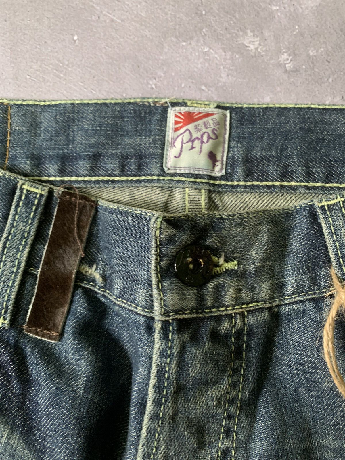Prps VINTAGE PRPS DISTRESSED COWBOY PUNK RAVE GRUNGE GORPCORE Size US 32 / EU 48 - 6 Thumbnail