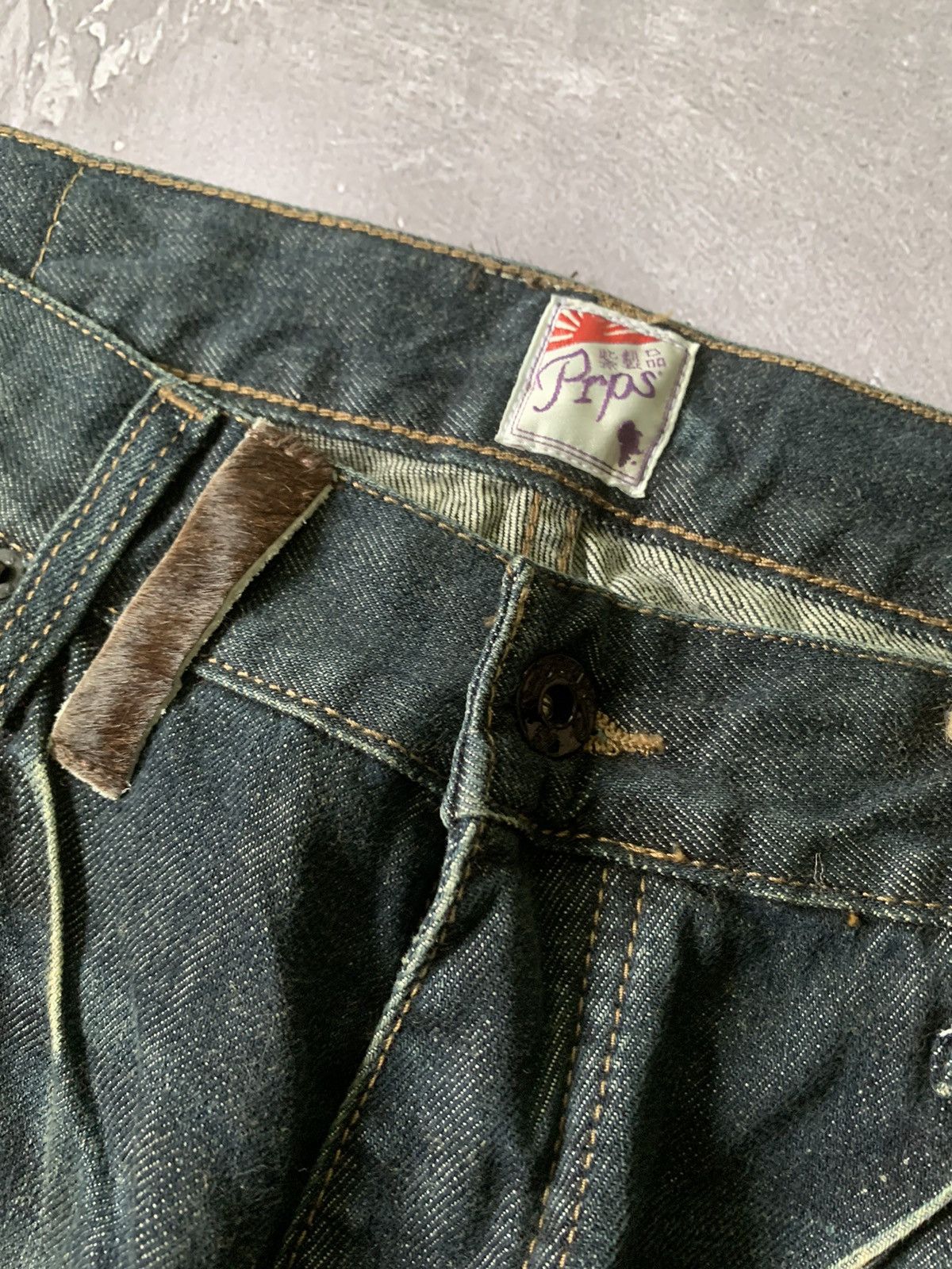 Prps VINTAGE PRPS DISTRESSED COWBOY PUNK RAVE GRUNGE GORPCORE Size US 33 - 6 Thumbnail