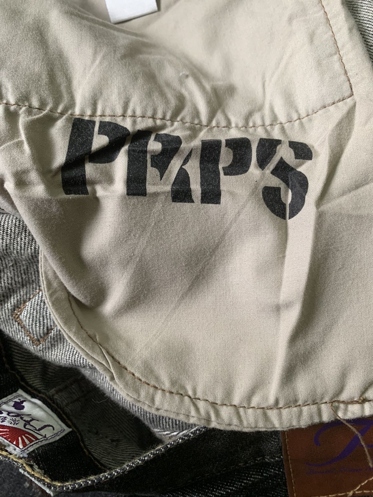 Prps VINTAGE PRPS DISTRESSED COWBOY PUNK RAVE GRUNGE GORPCORE Size US 36 / EU 52 - 11 Thumbnail