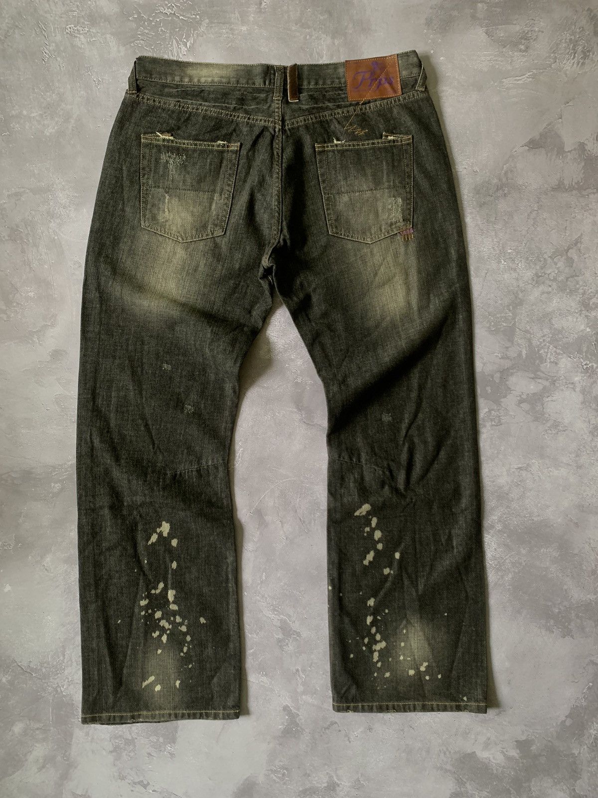 Prps VINTAGE PRPS DISTRESSED COWBOY PUNK RAVE GRUNGE GORPCORE Size US 36 / EU 52 - 2 Thumbnail