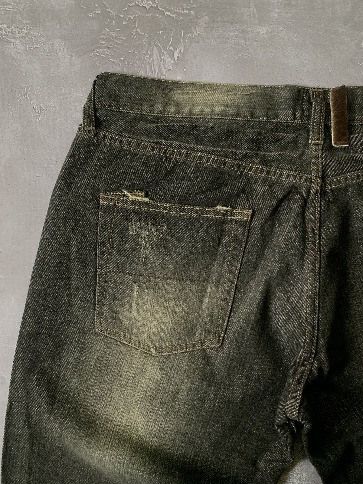 Prps VINTAGE PRPS DISTRESSED COWBOY PUNK RAVE GRUNGE GORPCORE Size US 36 / EU 52 - 4 Thumbnail