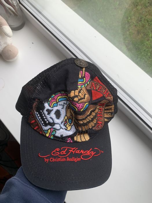 Ed hardy hot sale rhinestone hats