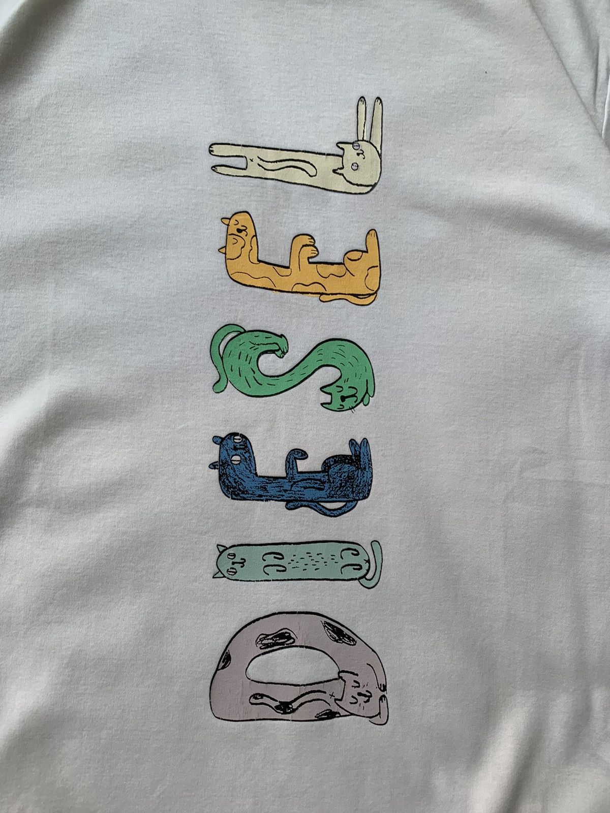 Diesel Diesel x Ohara Hale Big Logo Cat White T-Shirt Size M / US 6-8 / IT 42-44 - 3 Thumbnail