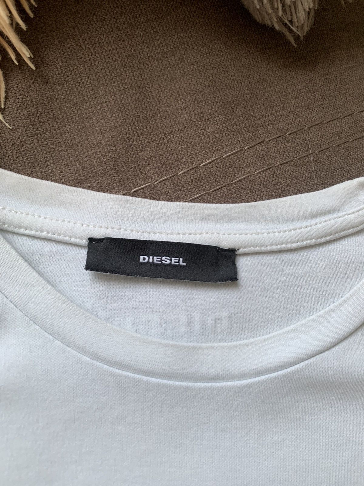Diesel Diesel x Ohara Hale Big Logo Cat White T-Shirt Size M / US 6-8 / IT 42-44 - 9 Thumbnail