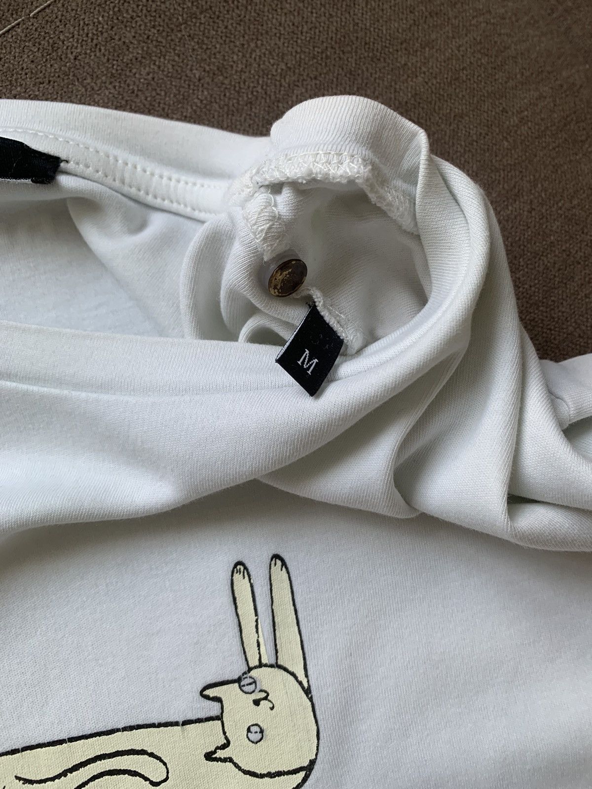 Diesel Diesel x Ohara Hale Big Logo Cat White T-Shirt Size M / US 6-8 / IT 42-44 - 10 Thumbnail