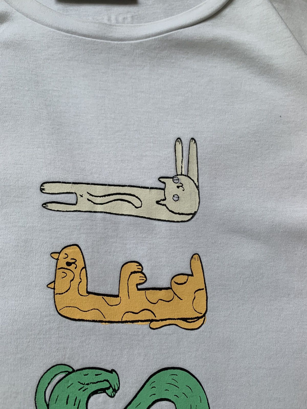 Diesel Diesel x Ohara Hale Big Logo Cat White T-Shirt Size M / US 6-8 / IT 42-44 - 5 Thumbnail