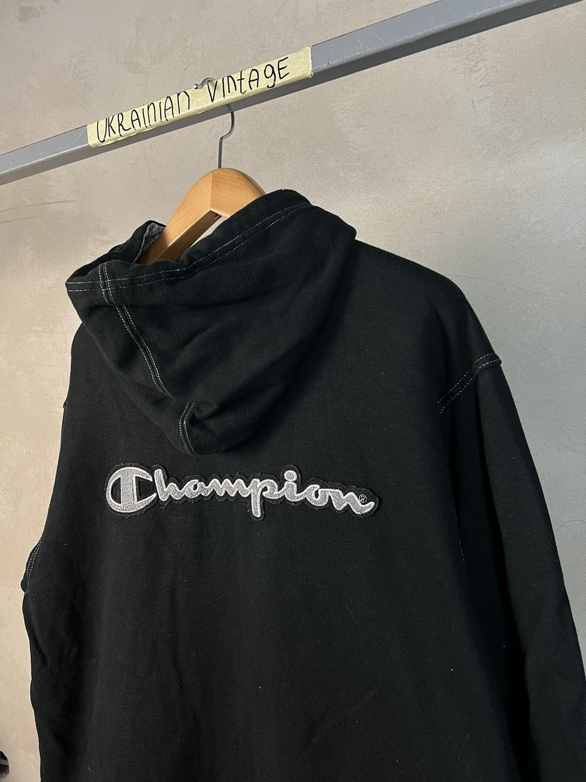 Champion × Vintage Y2K American Vintage Champion Zip Hoodie Size US S / EU 44-46 / 1 - 1 Thumbnail