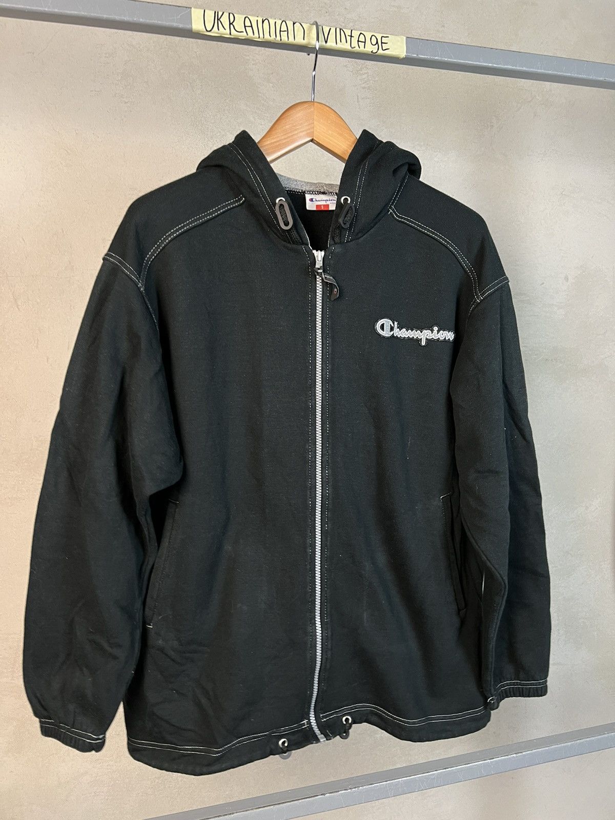 Champion × Vintage Y2K American Vintage Champion Zip Hoodie Size US S / EU 44-46 / 1 - 3 Thumbnail
