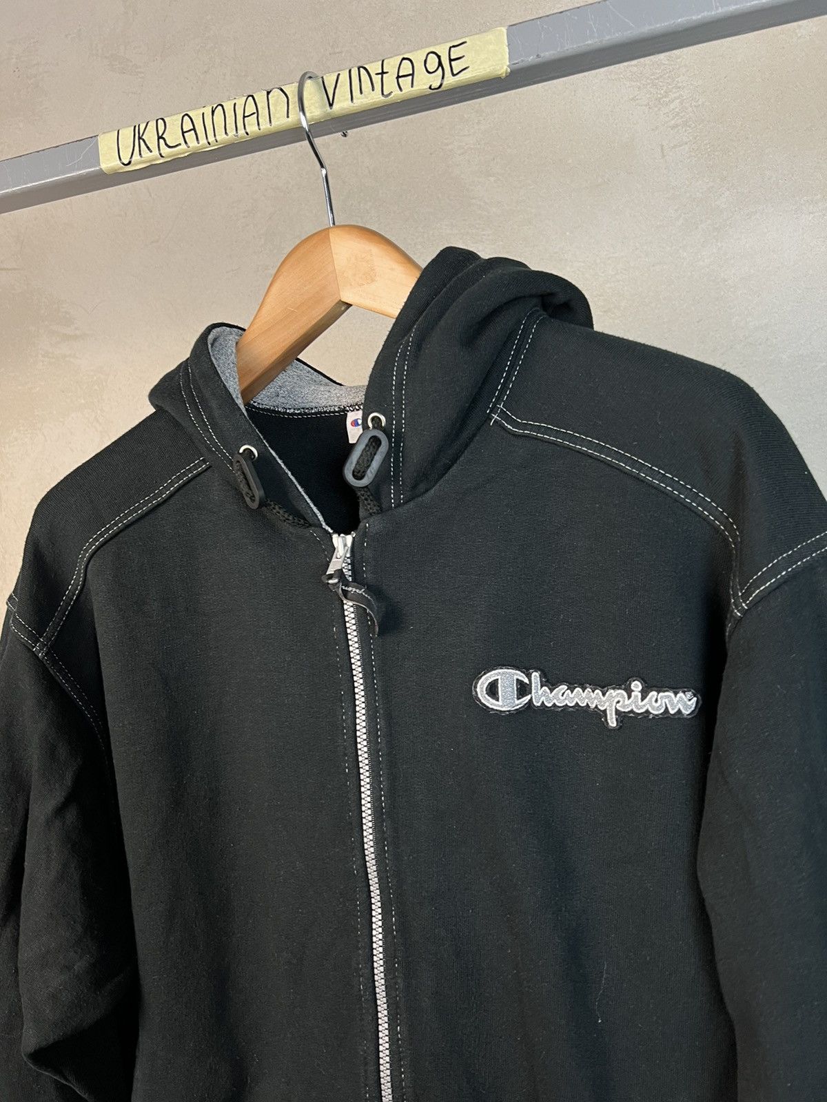 Champion × Vintage Y2K American Vintage Champion Zip Hoodie Size US S / EU 44-46 / 1 - 4 Thumbnail