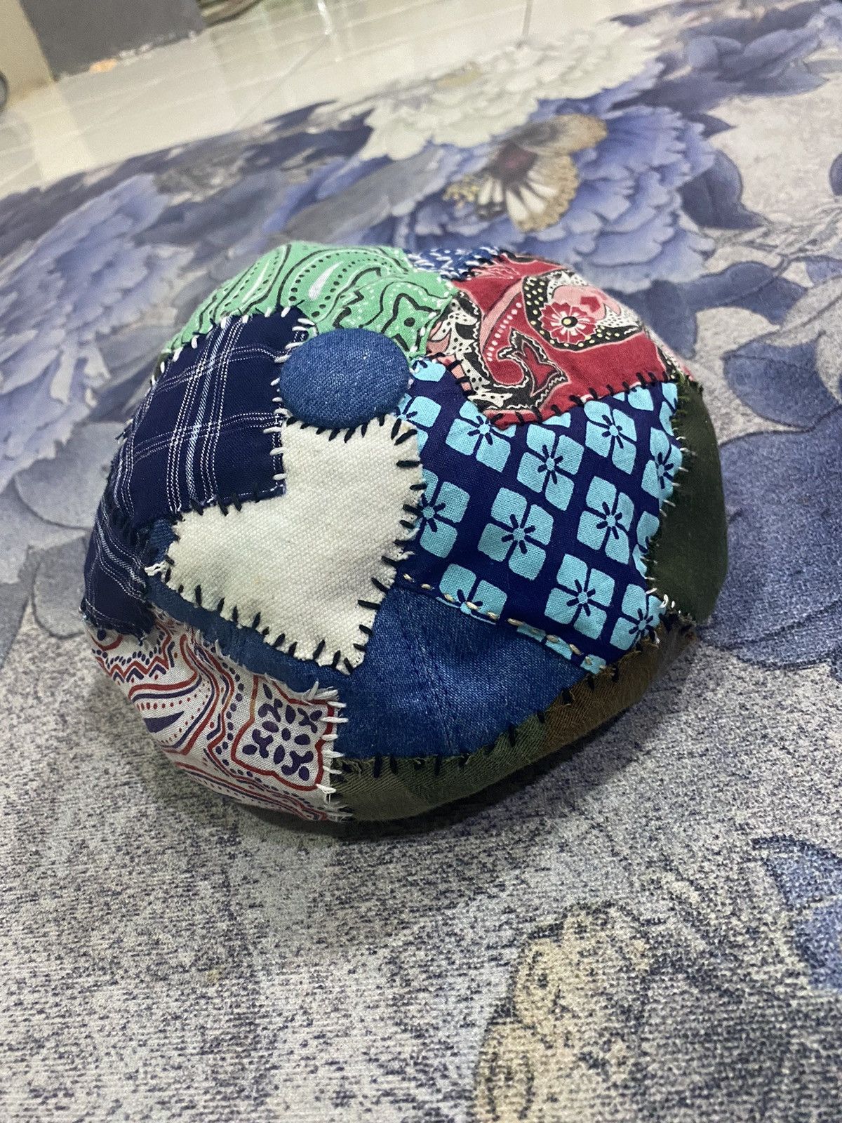 Japanese Brand Sashiko handmade Hat Size ONE SIZE - 4 Thumbnail