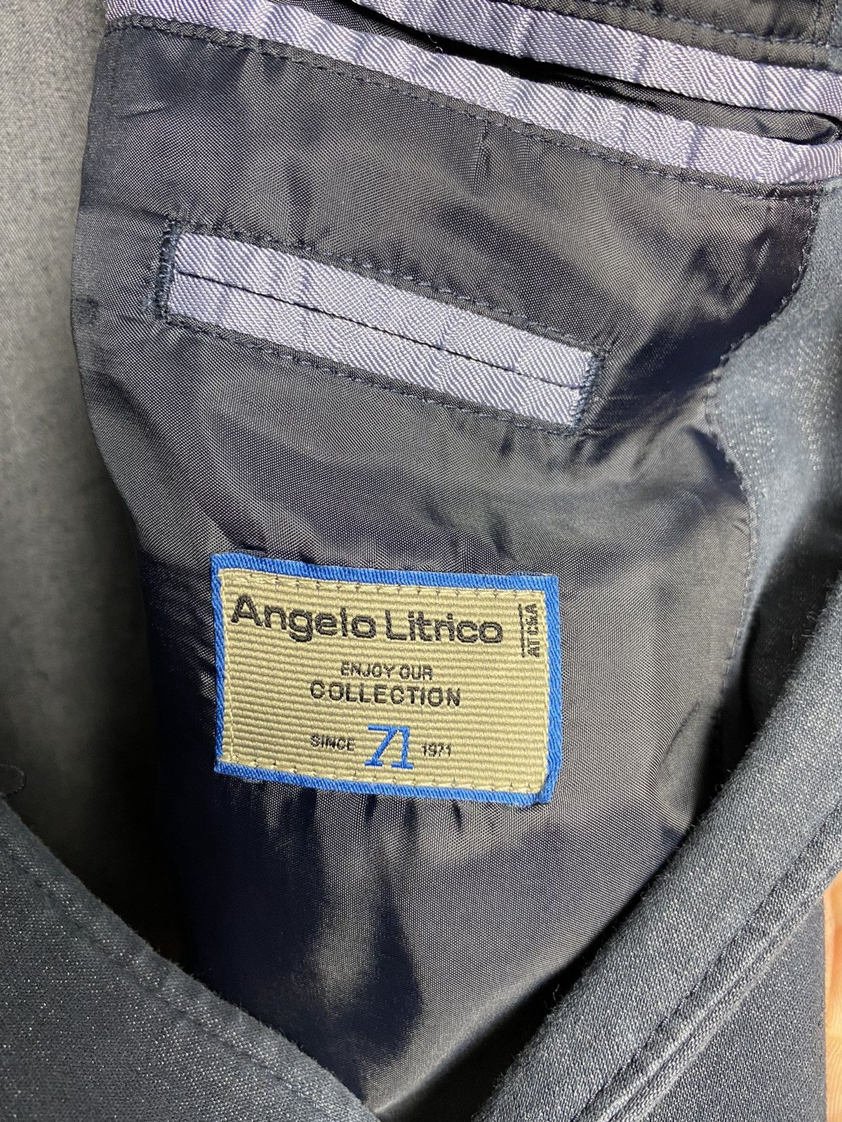 Angelo Litrico Angelo Litrico Vintage Casual Tailored Blazer Size 56C Size 46S - 3 Thumbnail
