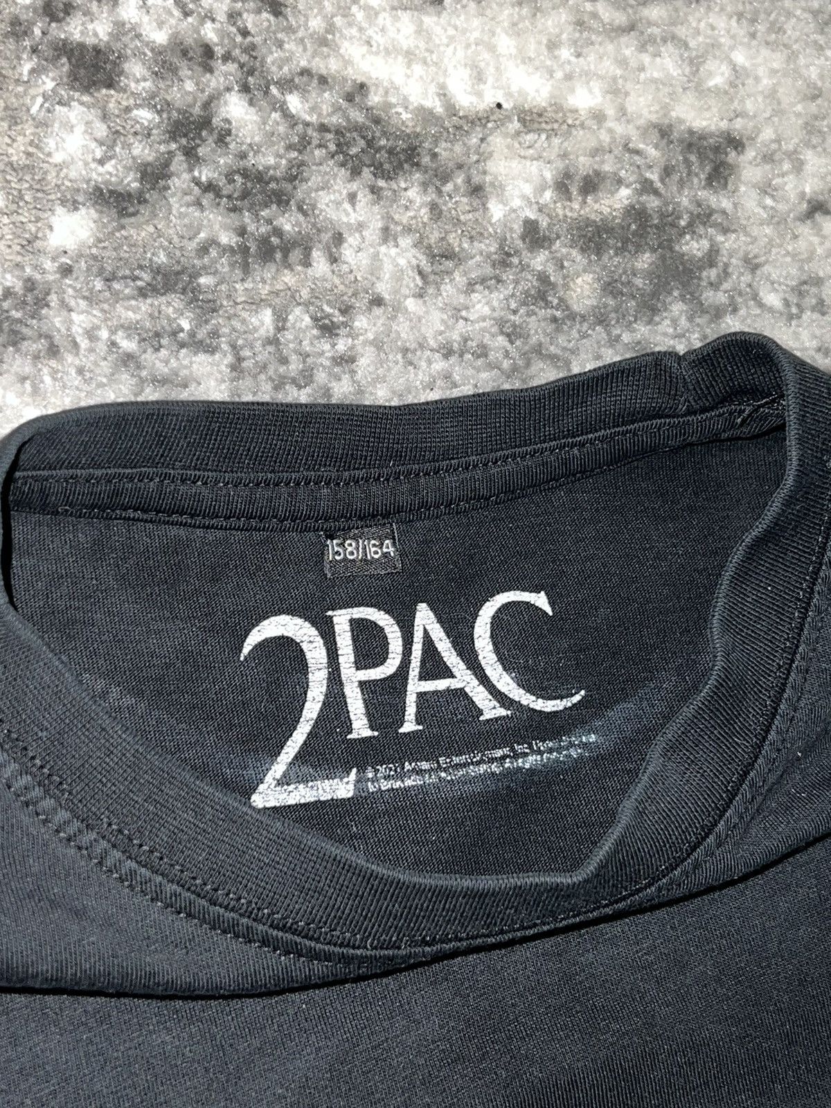 Band Tees × Rap Tees × Vintage VINTAGE🤑 2Pac T-shirt Big logo rare vintage Size US XS / EU 42 / 0 - 3 Thumbnail