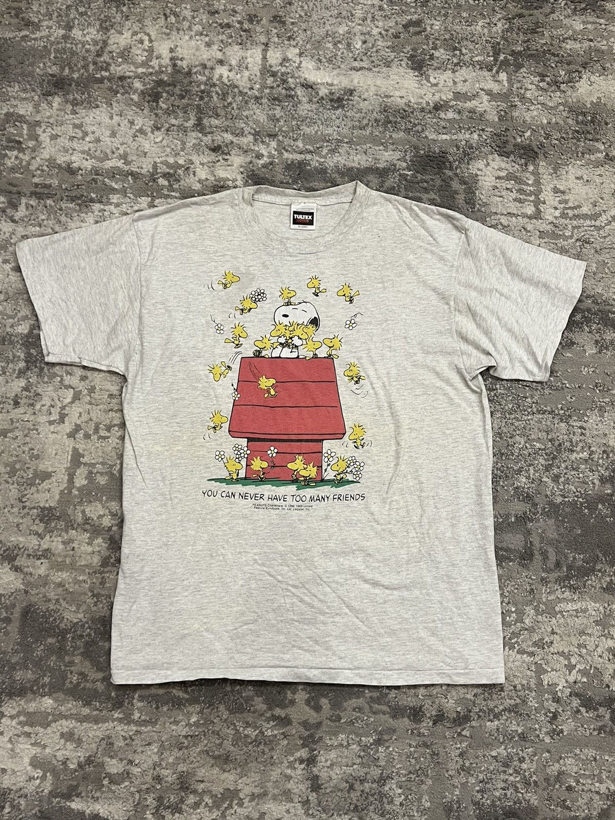 Disney × Hook-Ups × Vintage RARE🤑 Tultex Peanuts Characters Vintage big logo t-shirt Size US XL / EU 56 / 4 - 1 Thumbnail