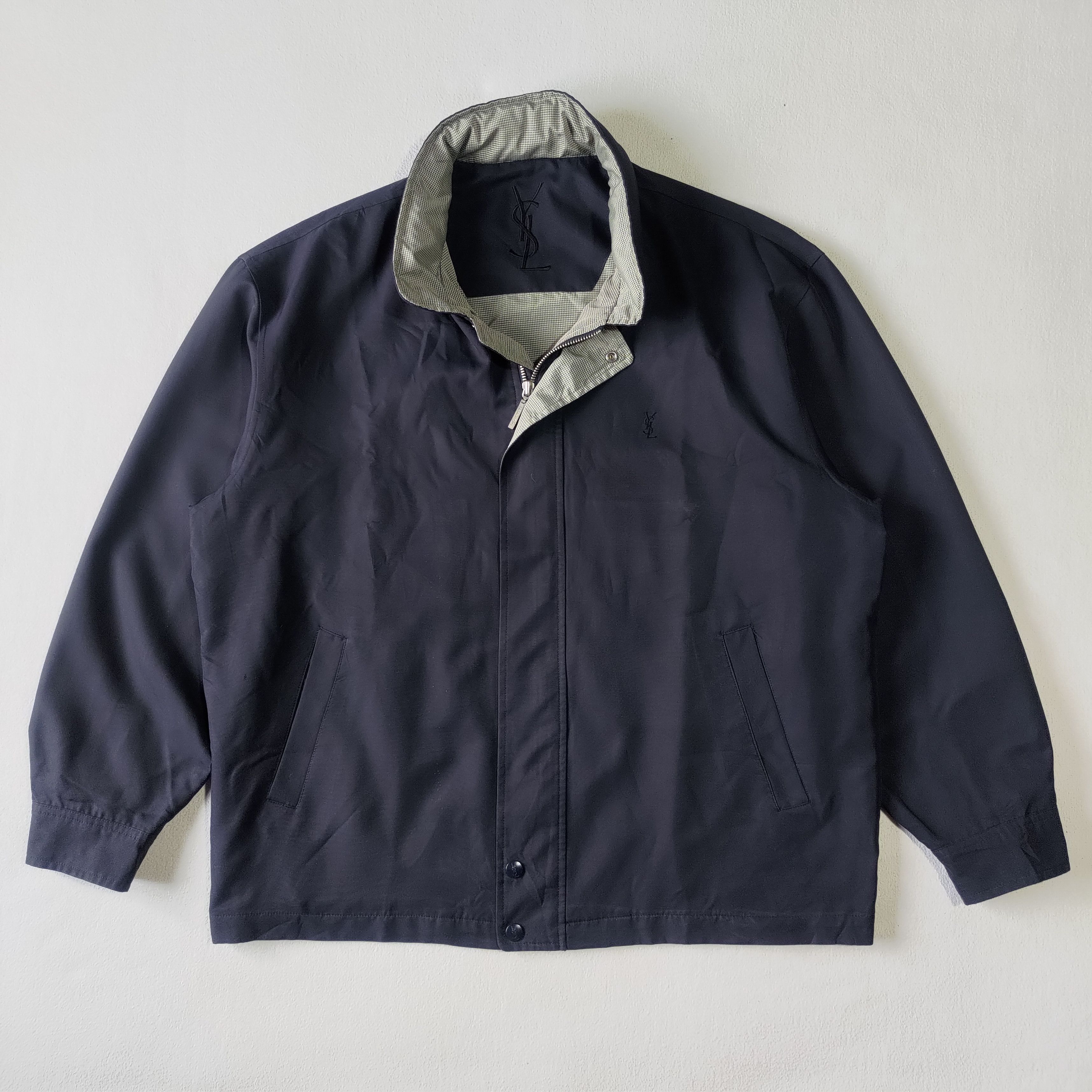 Vintage 💥Big Logo💥 Yves Saint Laurent Vintage Jacket | Grailed