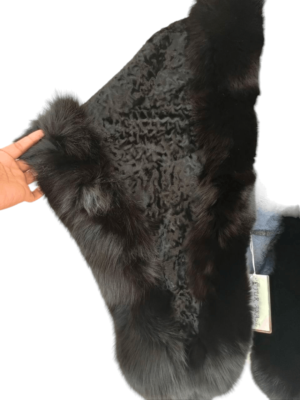 Japanese Brand Very Rare Vintage Suzuko Fur Arase Amebro Cape Size ONE SIZE - 12 Thumbnail