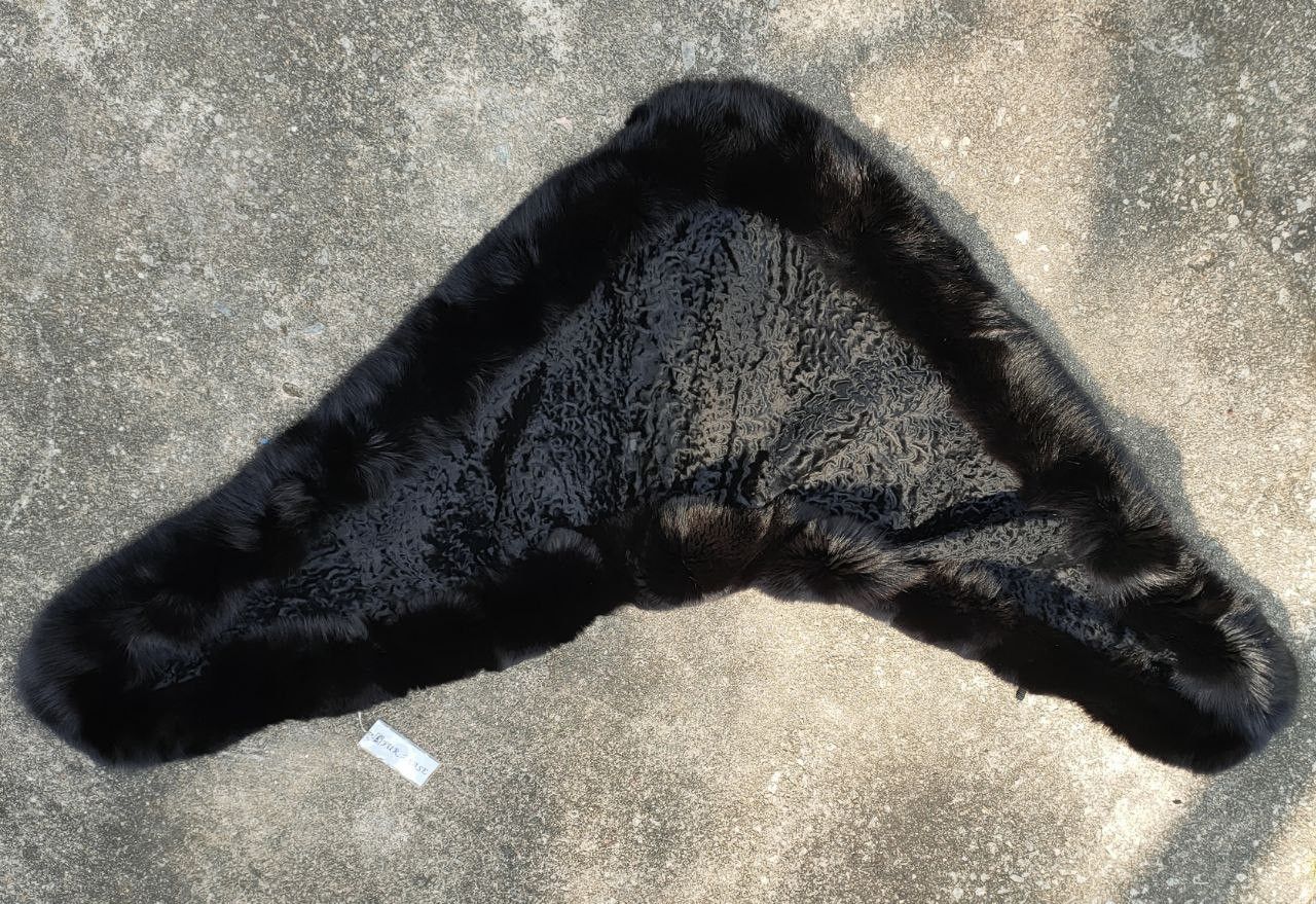 Japanese Brand Very Rare Vintage Suzuko Fur Arase Amebro Cape Size ONE SIZE - 6 Thumbnail
