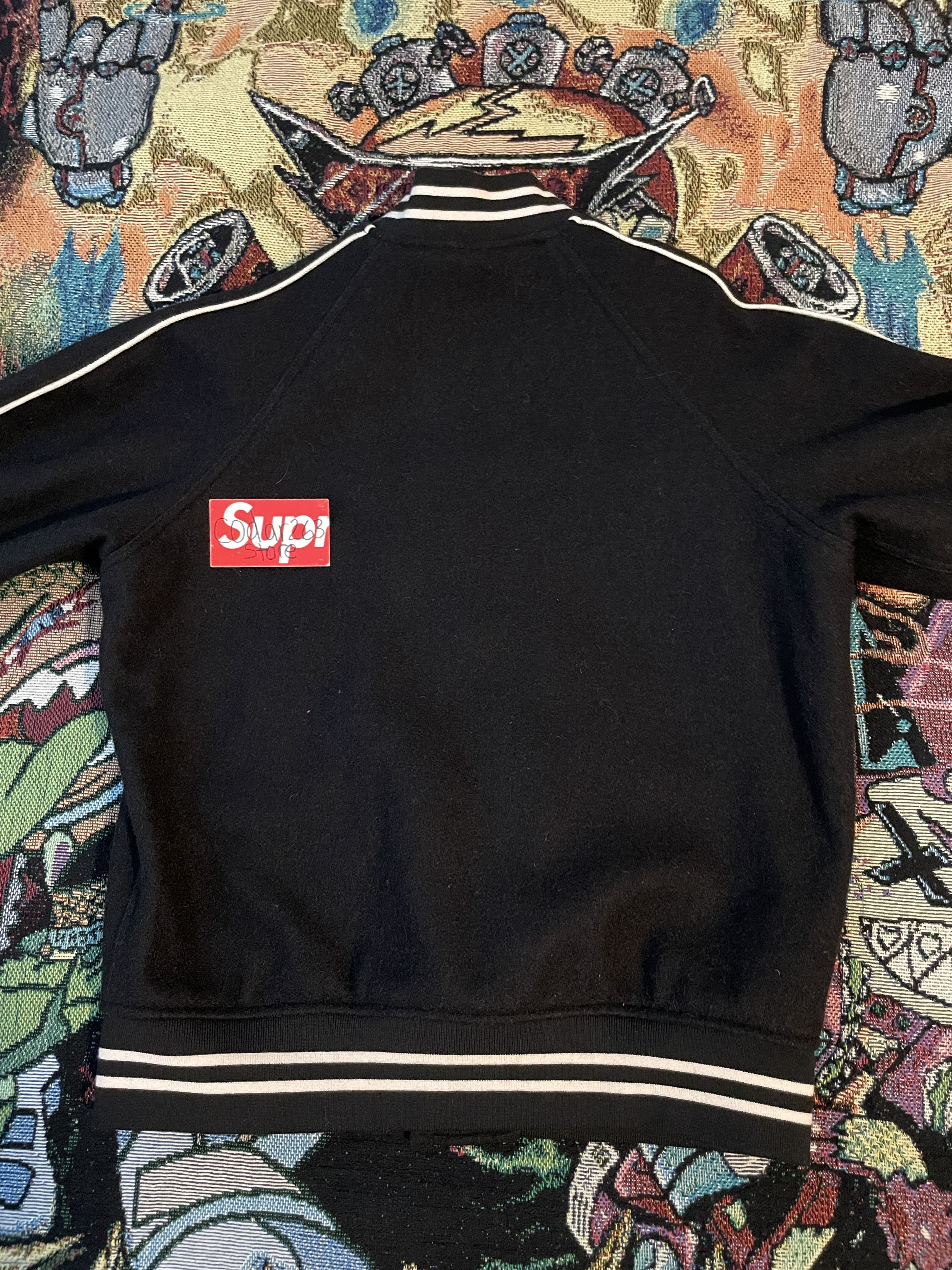 Playboy × Supreme 2017 Logo Wool Varsity Jacket Supreme x Playboy Black Small Size US S / EU 44-46 / 1 - 3 Thumbnail