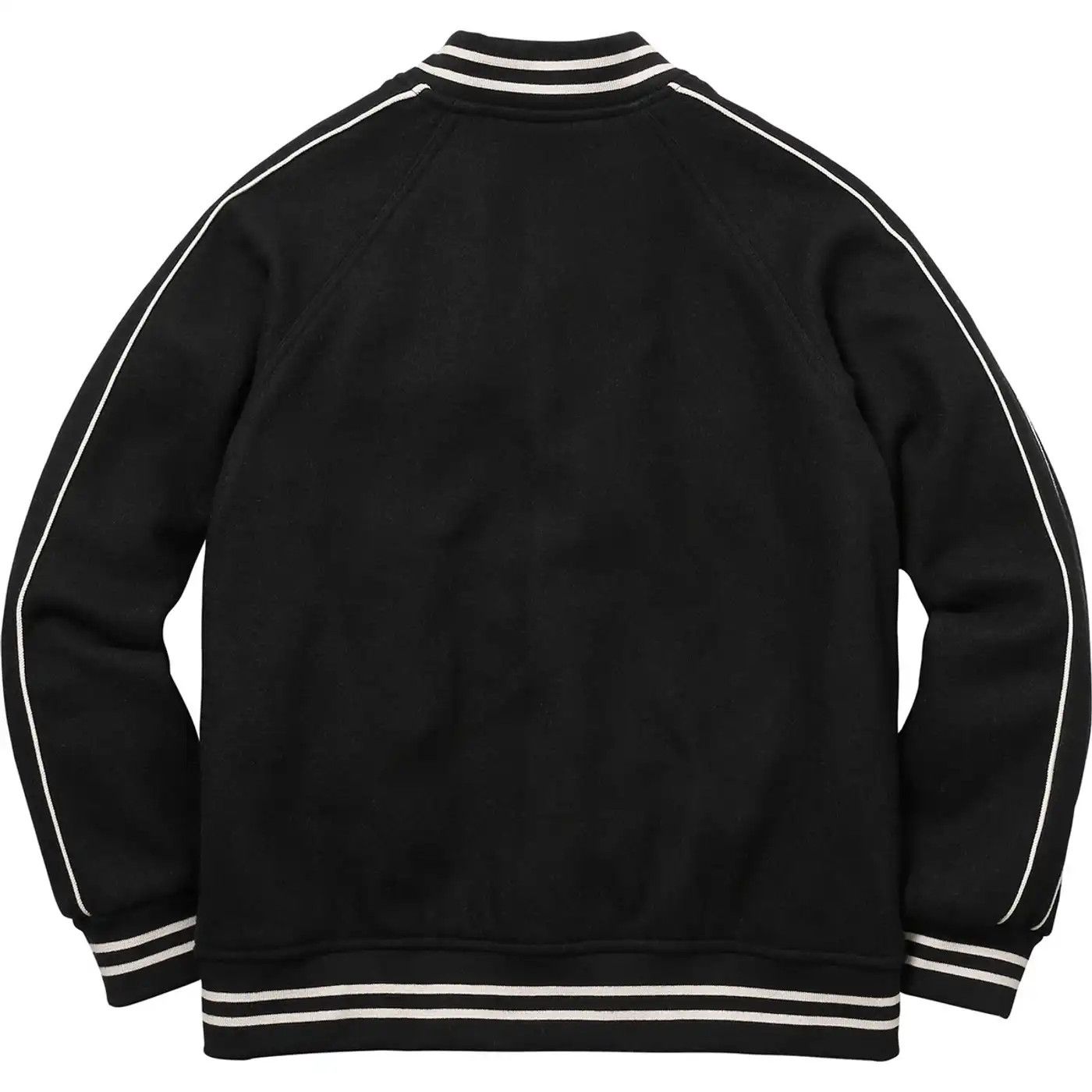 Playboy × Supreme 2017 Logo Wool Varsity Jacket Supreme x Playboy Black Small Size US S / EU 44-46 / 1 - 7 Thumbnail