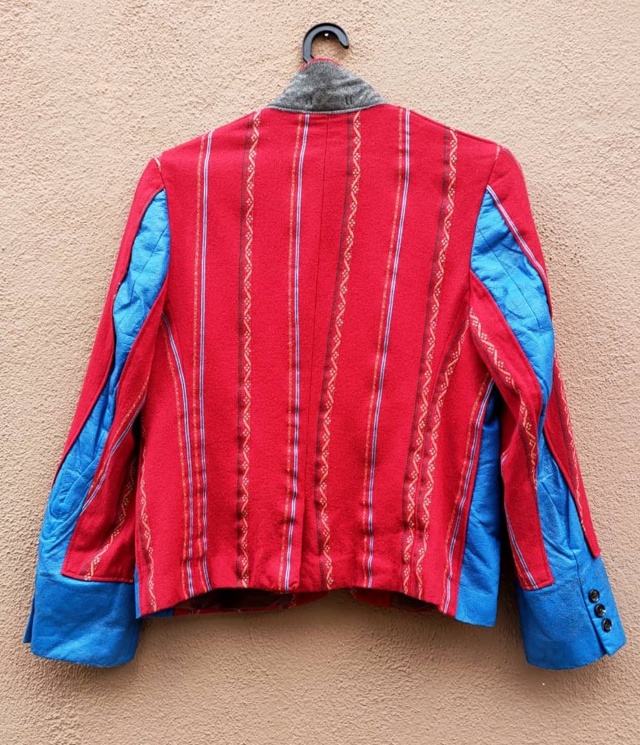 Comme des Garcons Homme Plus Comme Des Garcons Red Wool Jacket Size US S / EU 44-46 / 1 - 3 Thumbnail