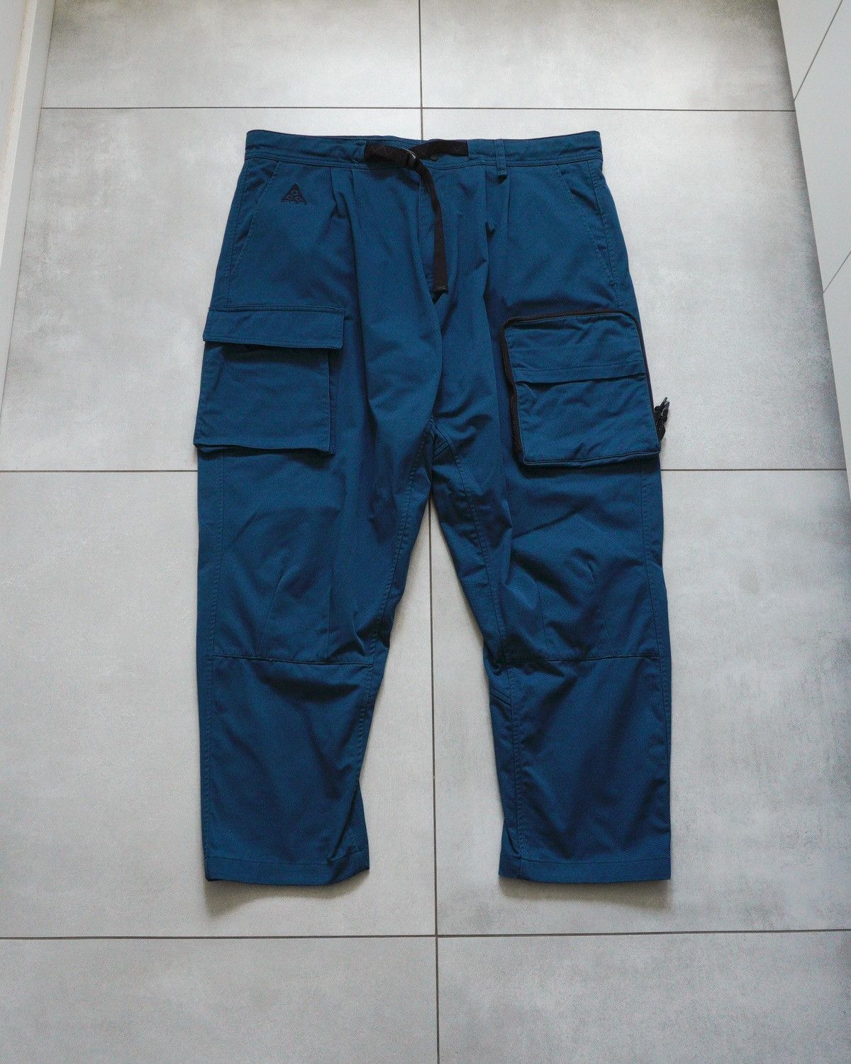 image of Nike Acg Ss18 Errolson Hugh Blue Cargo Multi Pocket Pants, Men's (Size 38)