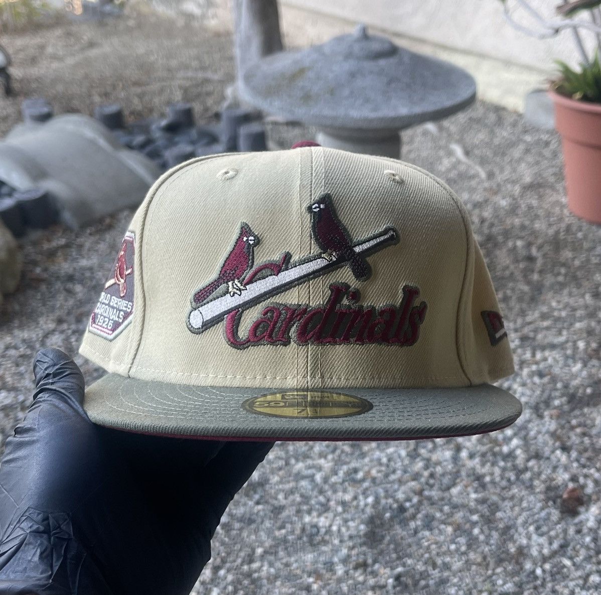 Lids St. Louis Cardinals New Era Olive Undervisor 59FIFTY Fitted