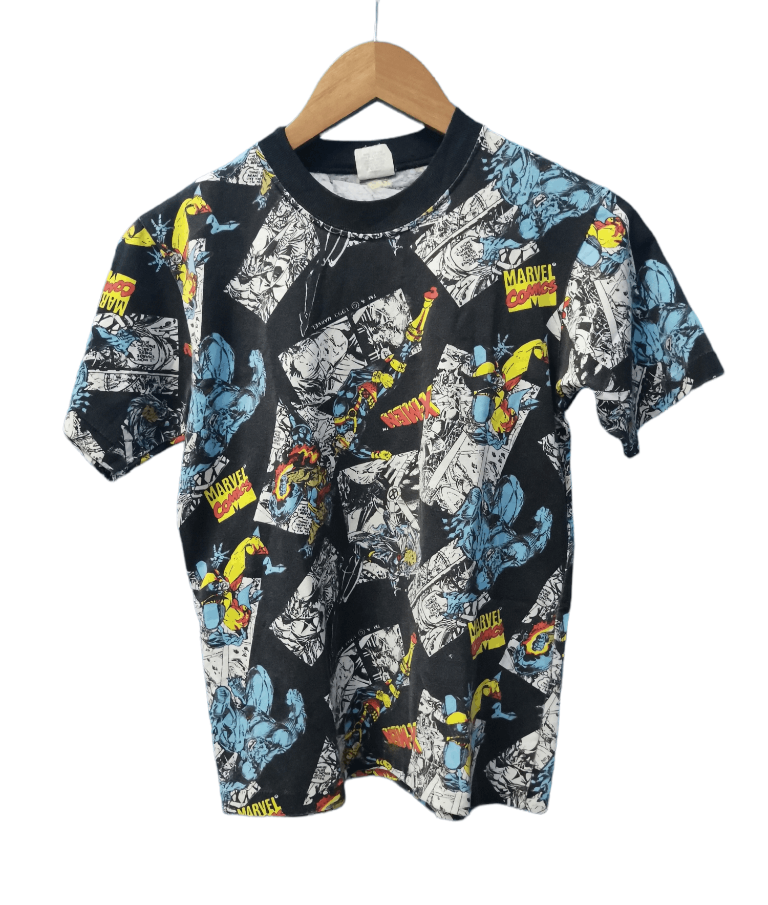 Vintage Vintage Rare X-Men 1993 OverPrint Movie Tee Wolverine Size US XS / EU 42 / 0 - 1 Thumbnail
