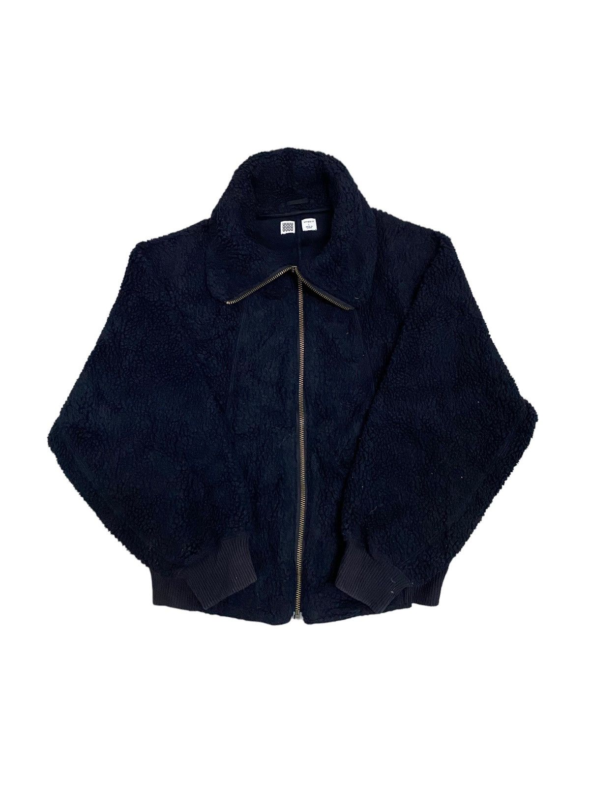 image of Vintage Undercover Uniqlo Uu Sherpa Jacket in Blue, Men's (Size Large)