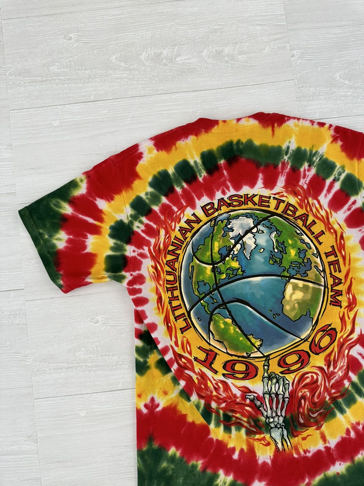 Liquid Blue × Streetwear Liquid Blue Tie Dye Lithuania Basketball 