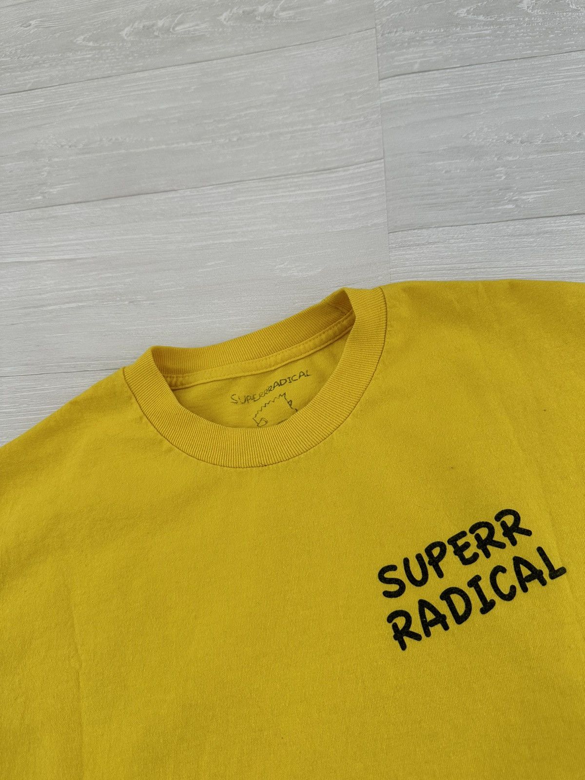 Superrradical Superrradical Yellow " Go To Hell " Monopoly Logo Tee Large Size US L / EU 52-54 / 3 - 4 Thumbnail