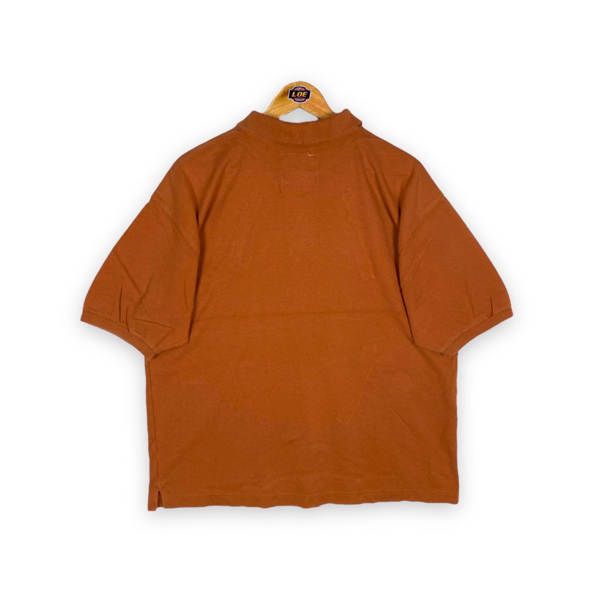 Moschino MOSCHINO JEANS ORANGE POLO TEE Size US XXL / EU 58 / 5 - 6 Thumbnail