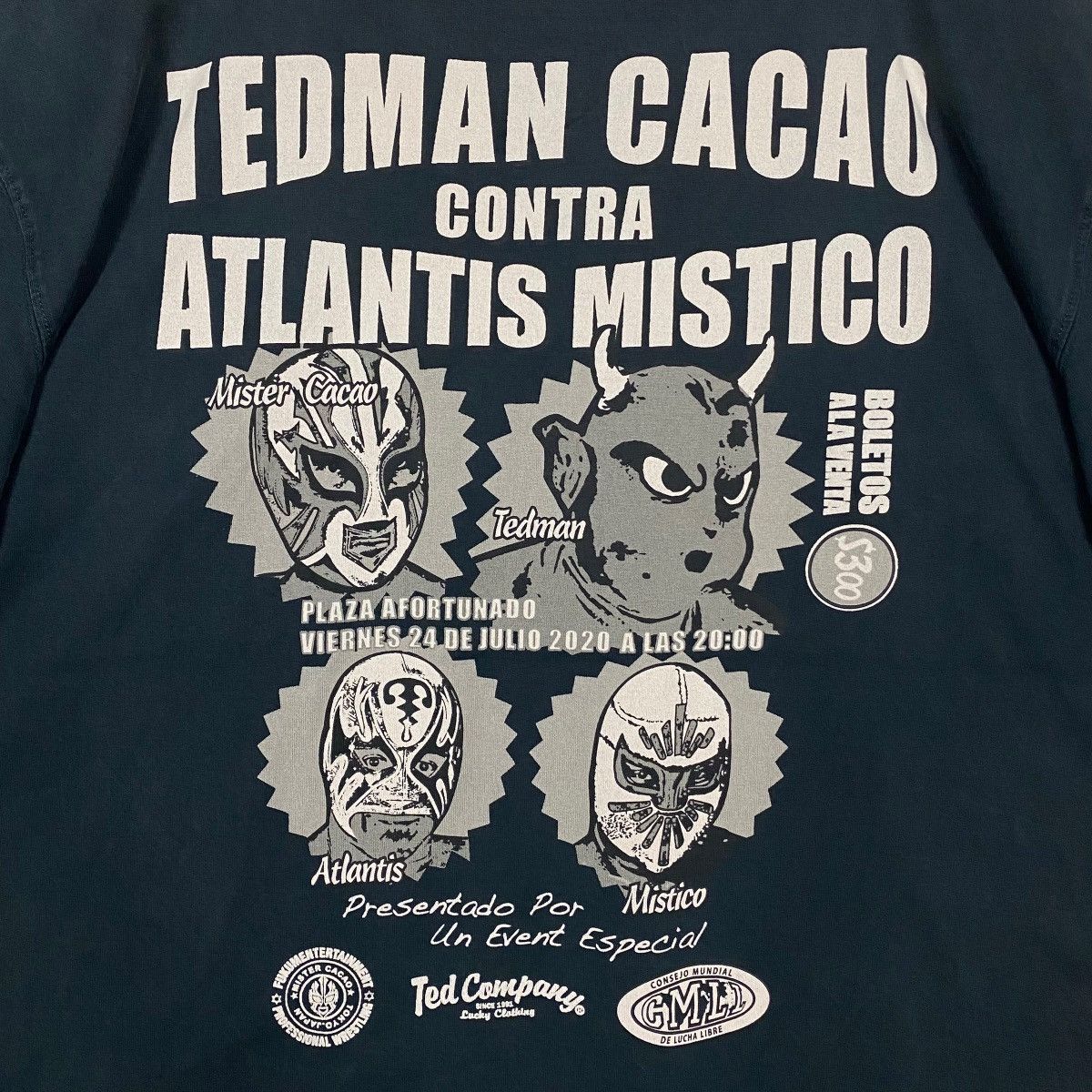Japanese Brand × Tedman × Vintage TEDMAN CACAO CONTRA ATLANTIS MISTICO TEDMAN COMPANY T SHIRT Size US L / EU 52-54 / 3 - 2 Thumbnail