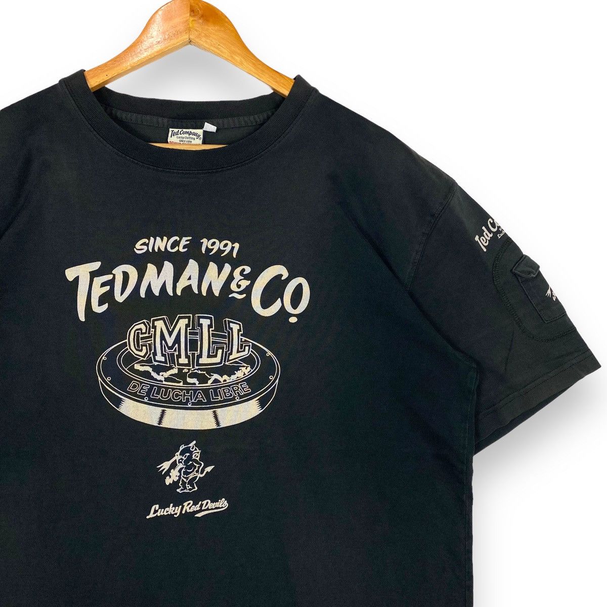 Japanese Brand × Tedman × Vintage TEDMAN CACAO CONTRA ATLANTIS MISTICO TEDMAN COMPANY T SHIRT Size US L / EU 52-54 / 3 - 5 Thumbnail