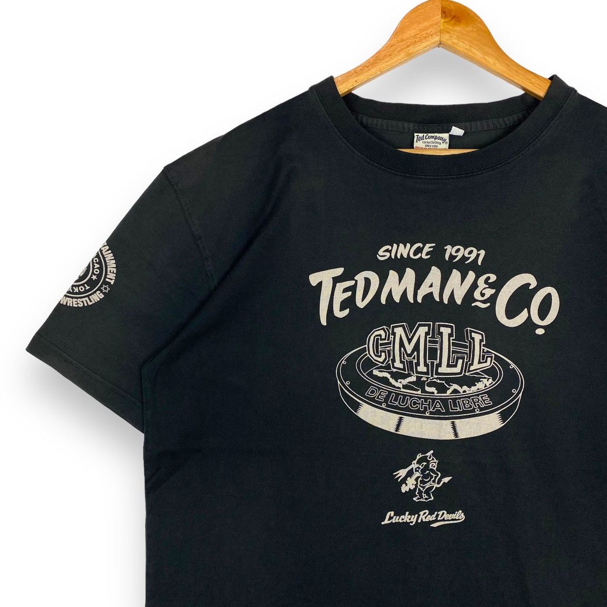 Japanese Brand × Tedman × Vintage TEDMAN CACAO CONTRA ATLANTIS MISTICO TEDMAN COMPANY T SHIRT Size US L / EU 52-54 / 3 - 4 Thumbnail