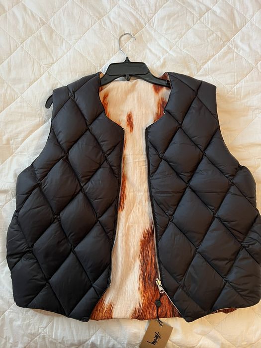 Stussy Stussy Reversible Quilted Cowhide Vest Grailed