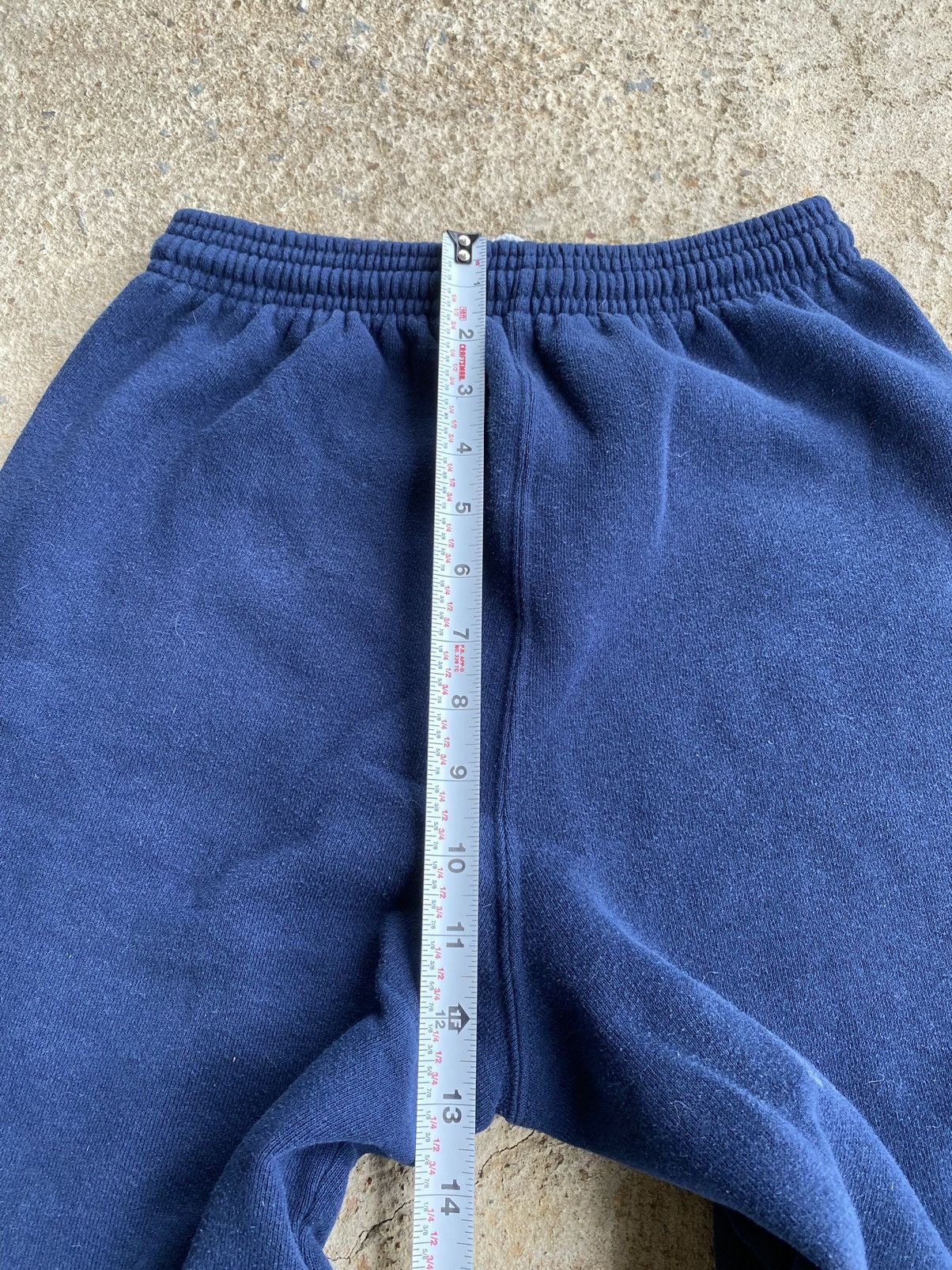 Japanese Brand × Vintage Vintage 90’s Navy USN Spellout Distressed Sweatpants Size US 26 / EU 42 - 9 Thumbnail
