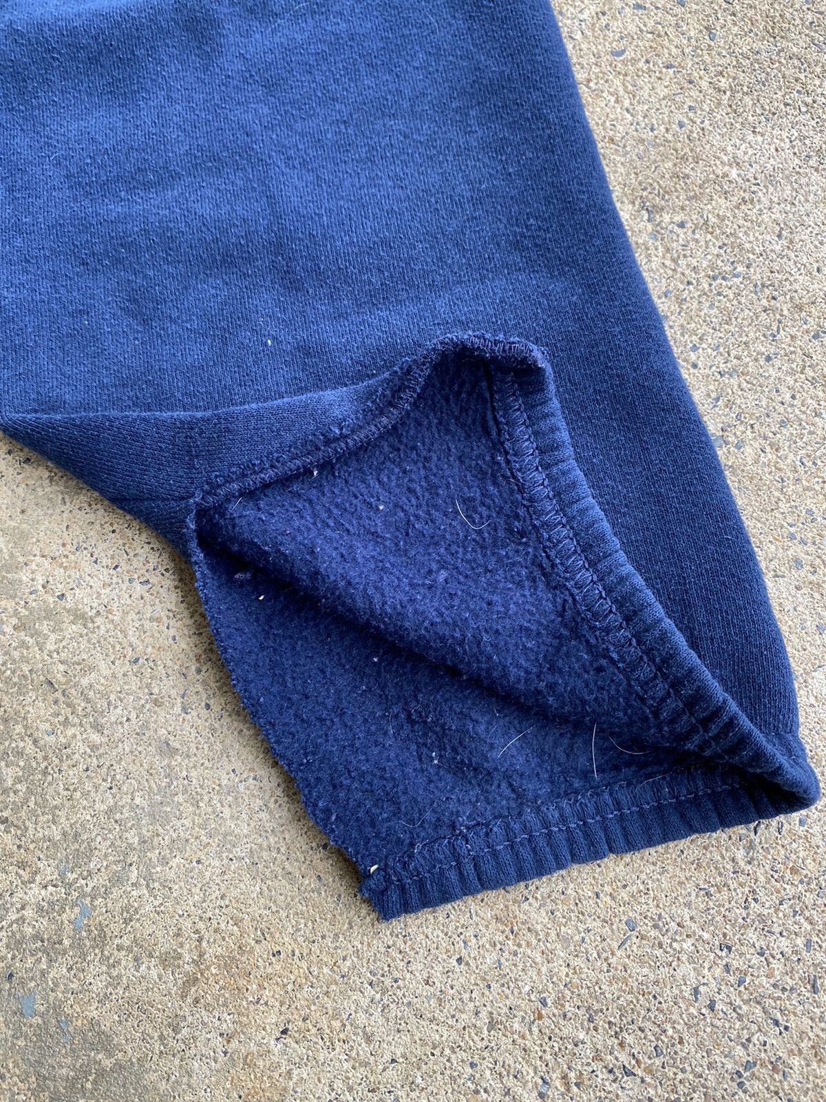 Japanese Brand × Vintage Vintage 90’s Navy USN Spellout Distressed Sweatpants Size US 26 / EU 42 - 4 Thumbnail