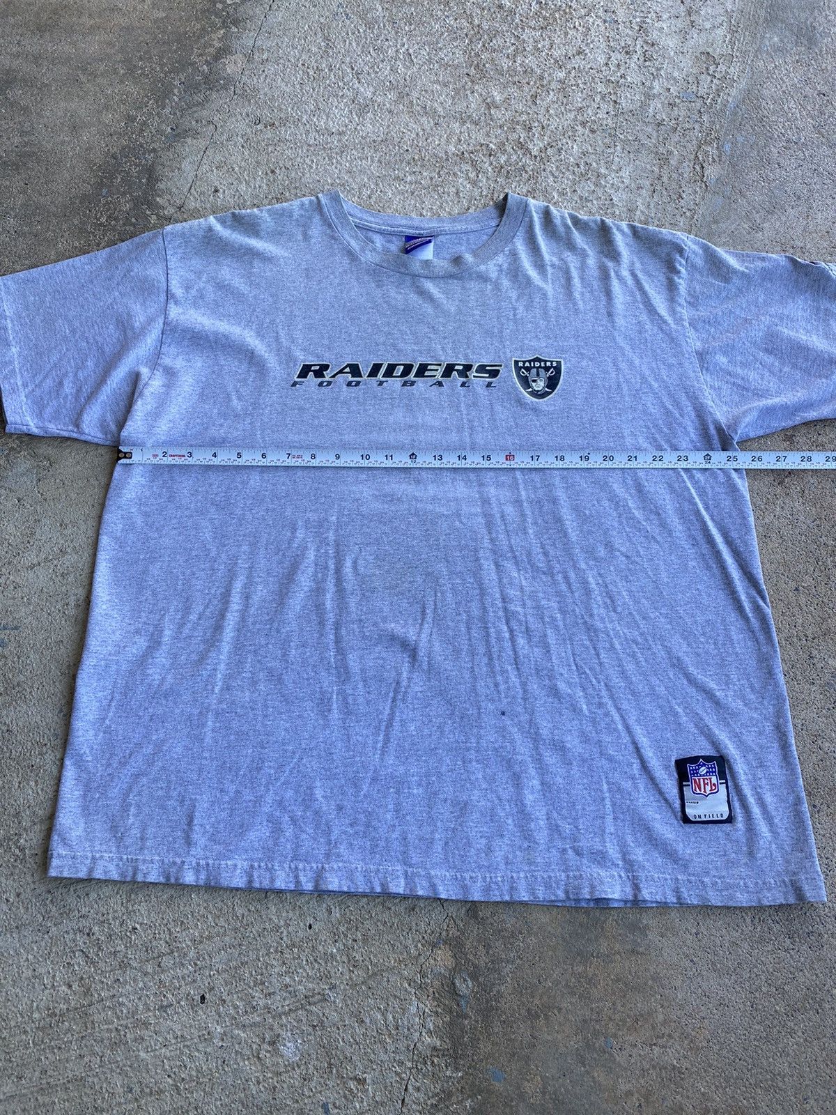 NFL × Reebok × Vintage Vintage Y2K Oakland Raiders NFL Distressed Shirt Size US XXL / EU 58 / 5 - 12 Thumbnail