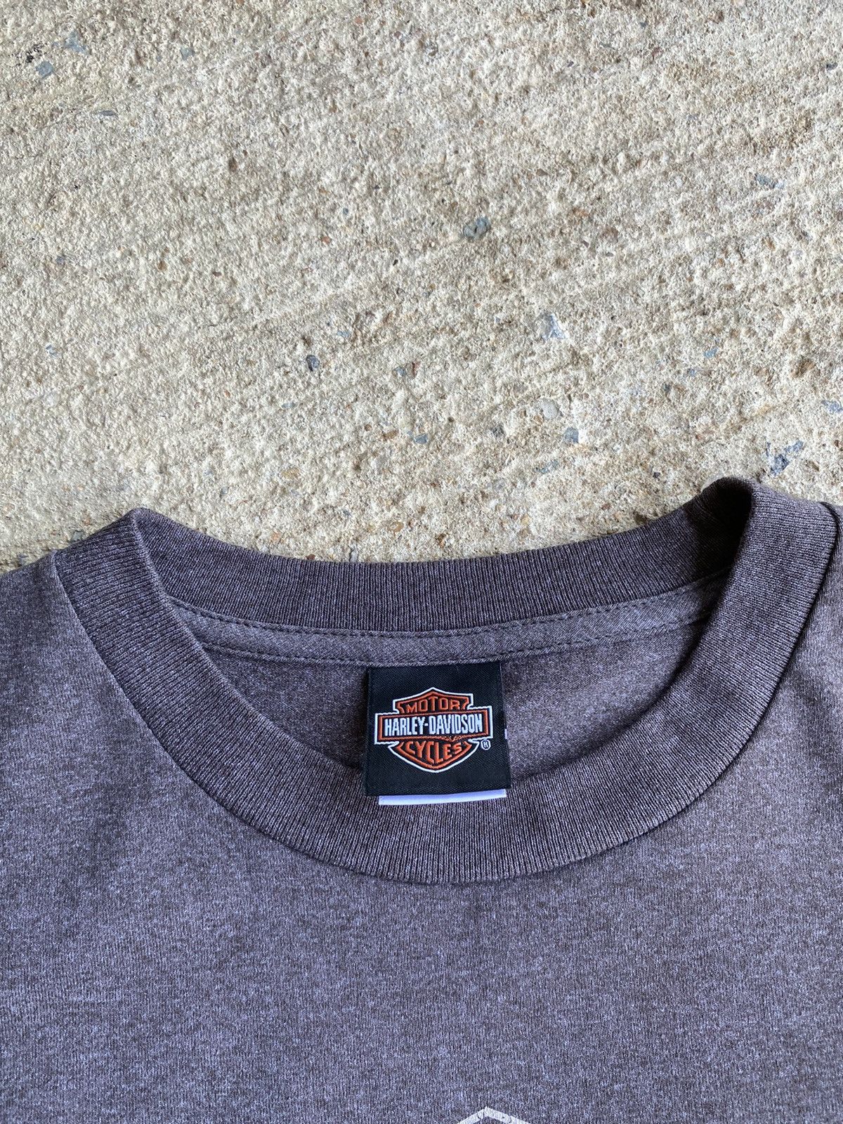 Harley Davidson × Vintage Vintage Y2K Harley Davidson Grey Eagle Essential Shirt Size US XL / EU 56 / 4 - 4 Thumbnail